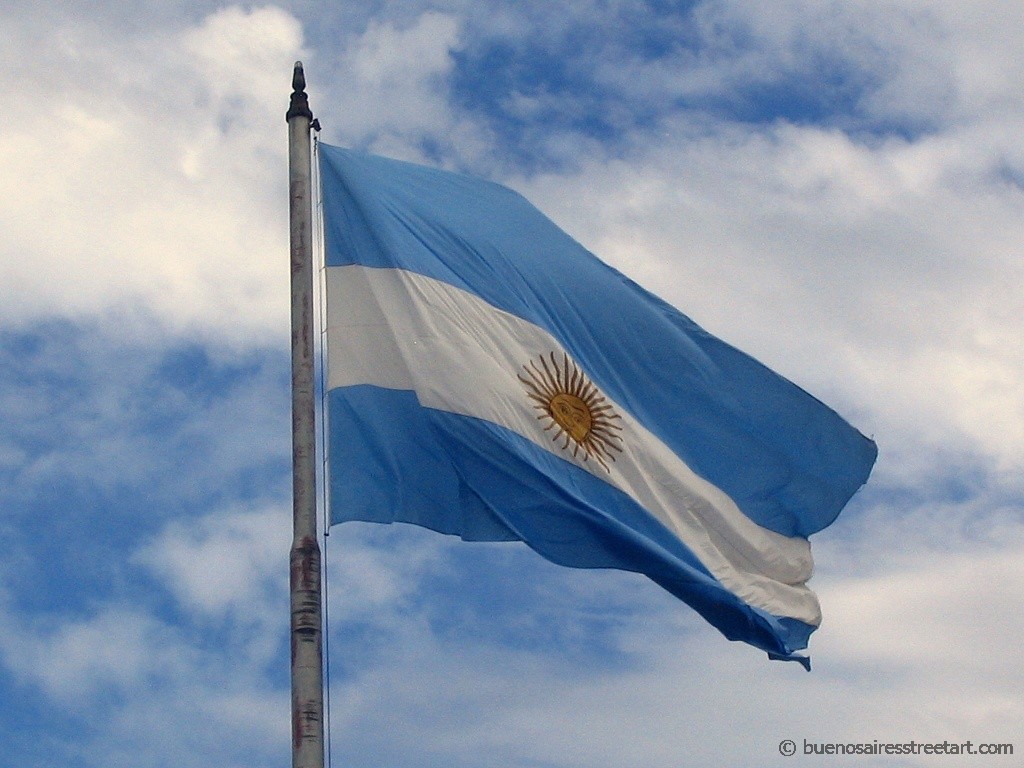 The Date Marks The Death Of Manuel Belgrano, The Founder - Bandera Argentina En Buenos Aires , HD Wallpaper & Backgrounds