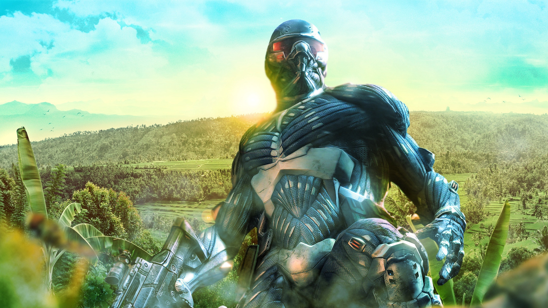 Wallpaper Crysis, Soldiers, Art, Nature, Jungle - Crysis 3 , HD Wallpaper & Backgrounds