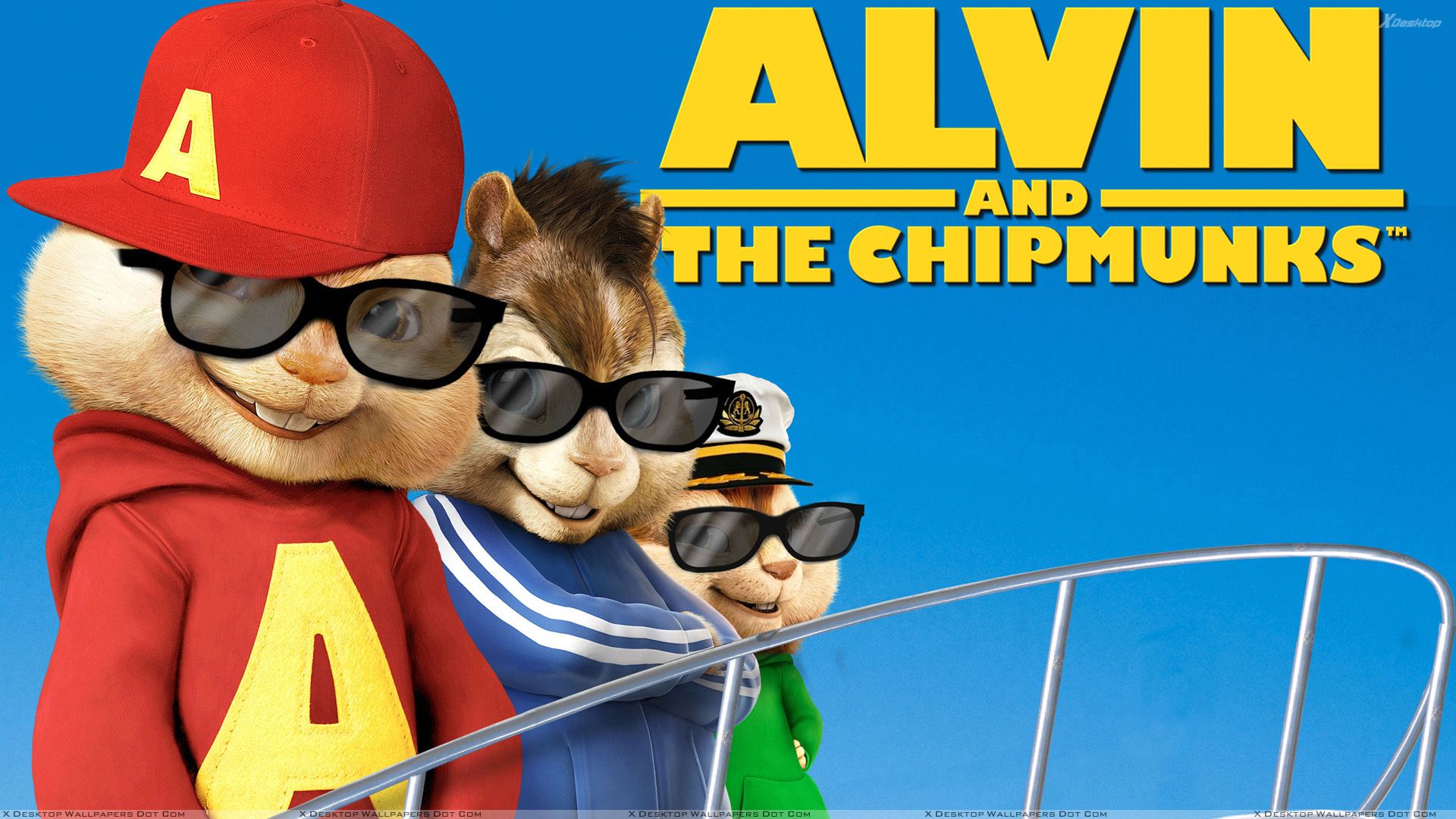 You Are Viewing Wallpaper Titled Alvin And The Chipmunks - Alvin And The Chipmunks Vector , HD Wallpaper & Backgrounds