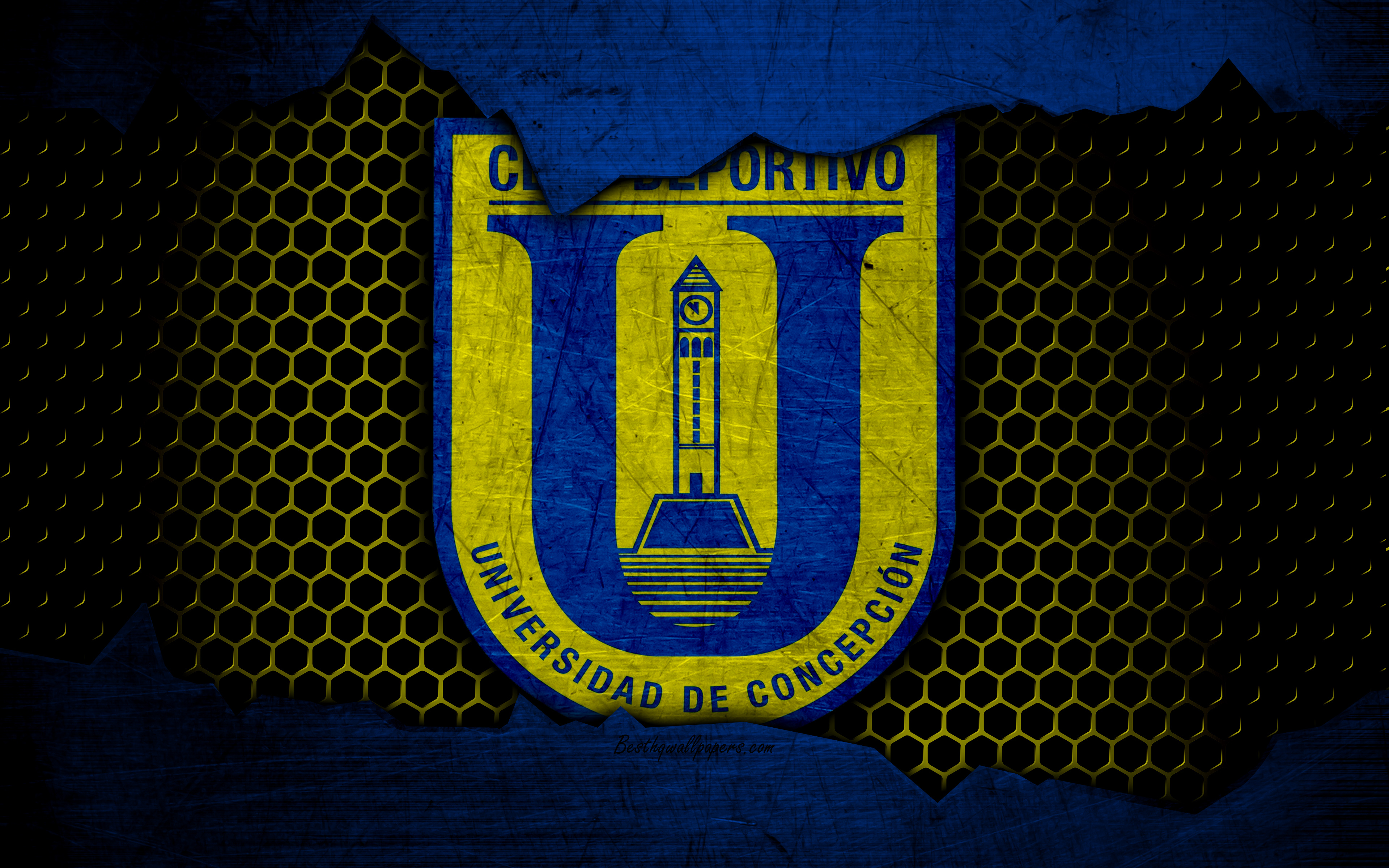Universidad De Concepcion, 4k, Logo, Chilean Primera - Rhyolite , HD Wallpaper & Backgrounds
