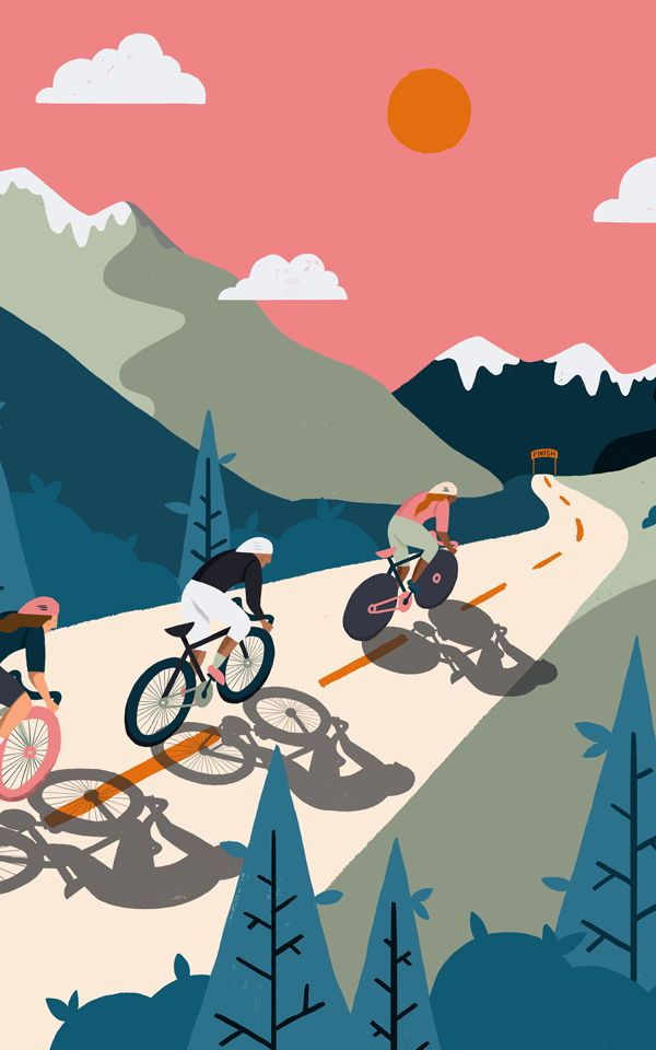 Create A Sporty But Stylish Space With The Beautifully - Bicicleta Mural , HD Wallpaper & Backgrounds