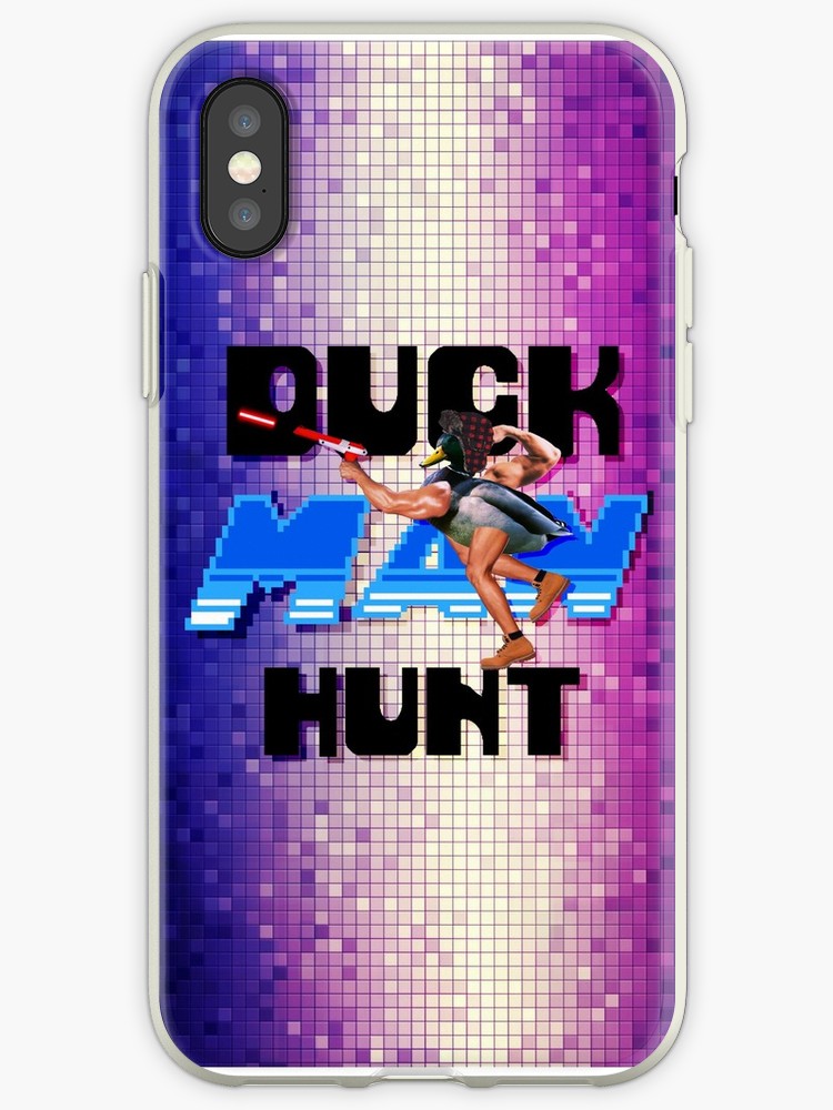 Duckman Hunt 8 Bit Retro - Mobile Phone Case , HD Wallpaper & Backgrounds