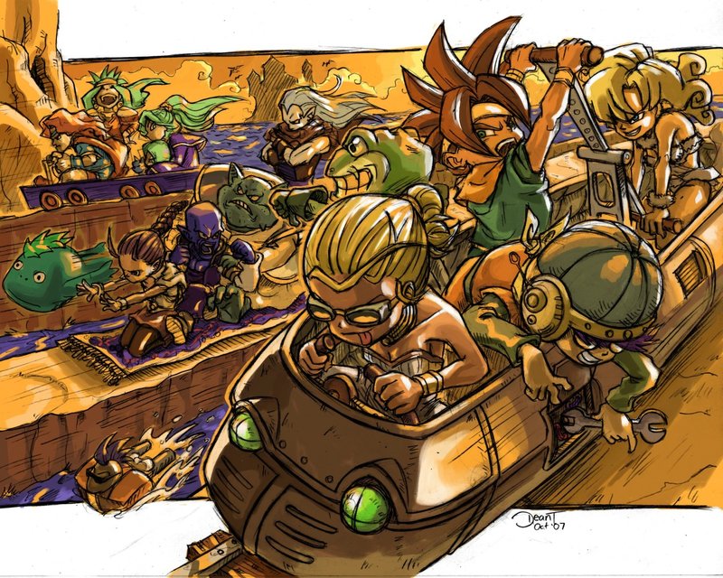 Chrono Trigger - Gallery Colection - Chrono Trigger Manga Art , HD Wallpaper & Backgrounds