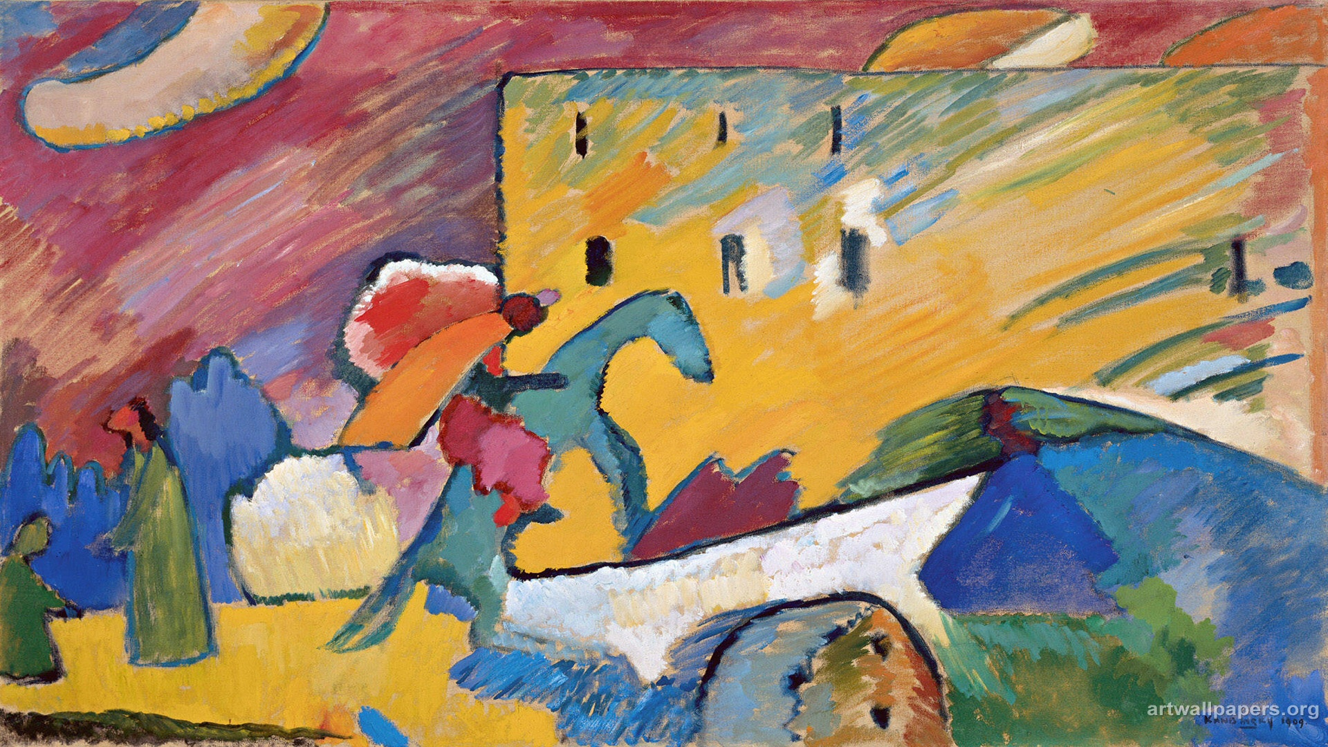 1920 X - Wassily Kandinsky Improvisation Iii , HD Wallpaper & Backgrounds