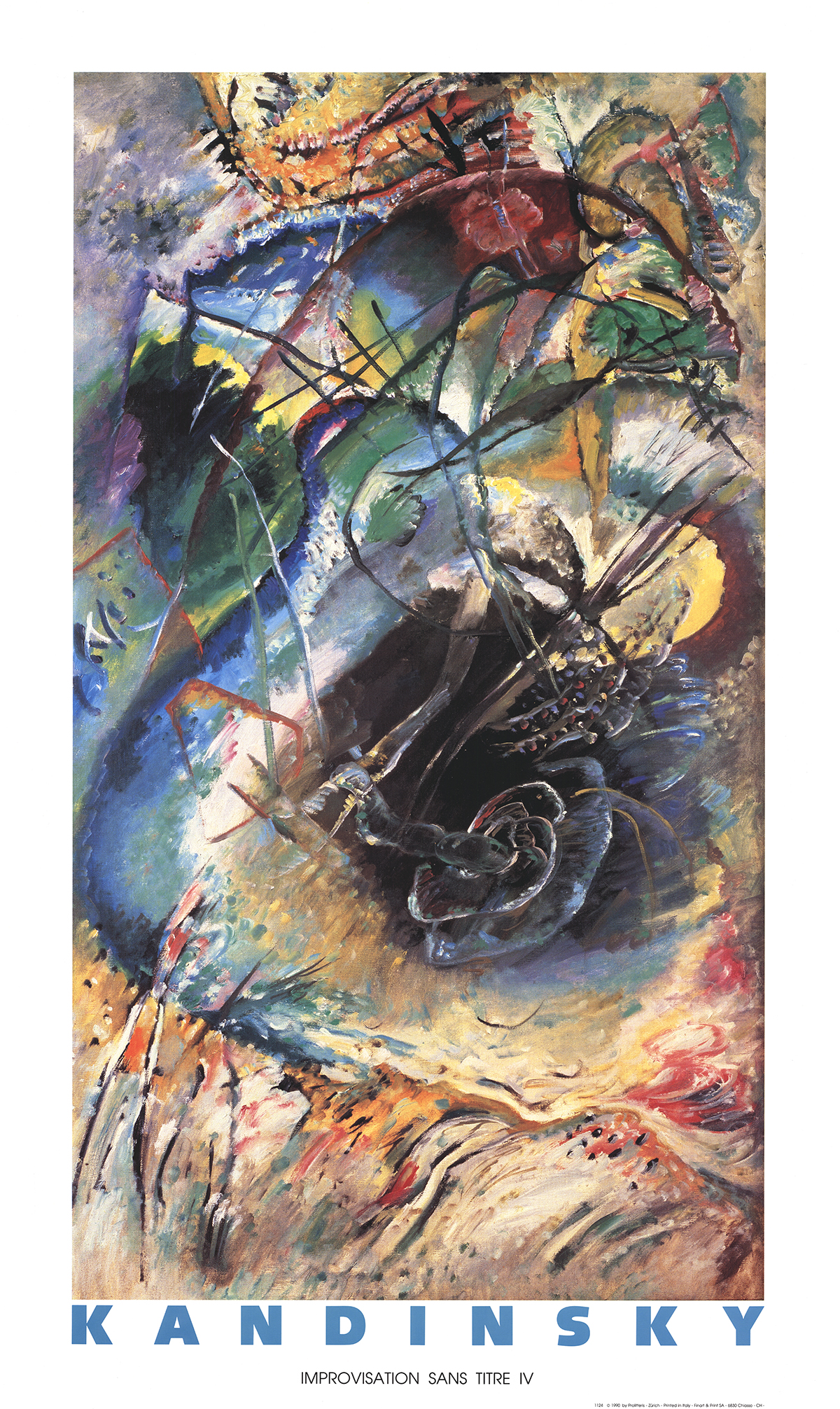 Cb2733 - Untitled Improvisation Wassily Kandinsky , HD Wallpaper & Backgrounds