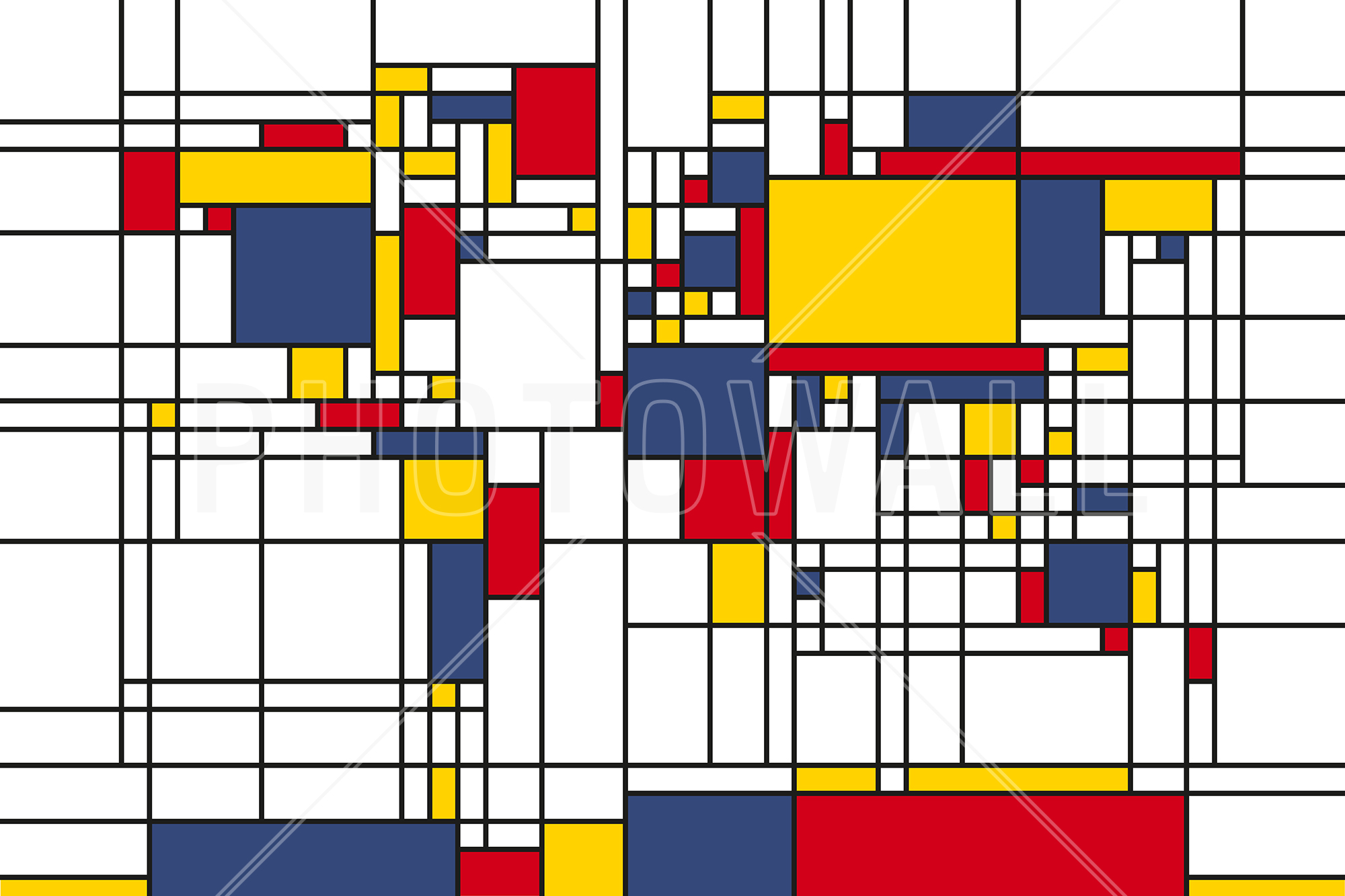 Mondrian World Map , HD Wallpaper & Backgrounds