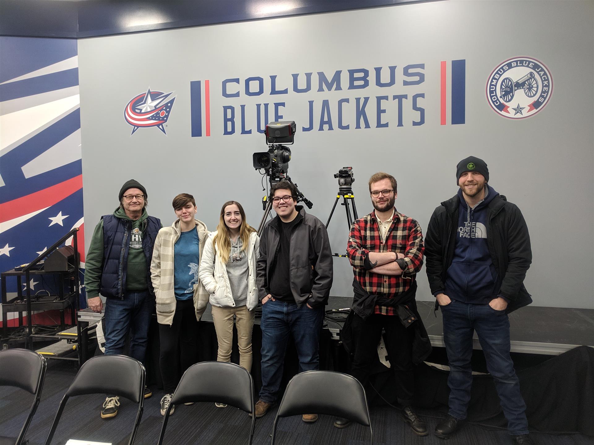 Mdia Students Participate In First Ever Columbus Blue - Columbus Blue Jackets , HD Wallpaper & Backgrounds