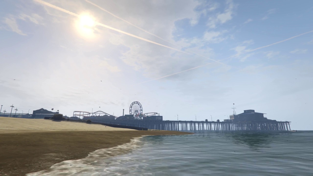 Relaxing On The Beaches Of Los Santos - Sea , HD Wallpaper & Backgrounds