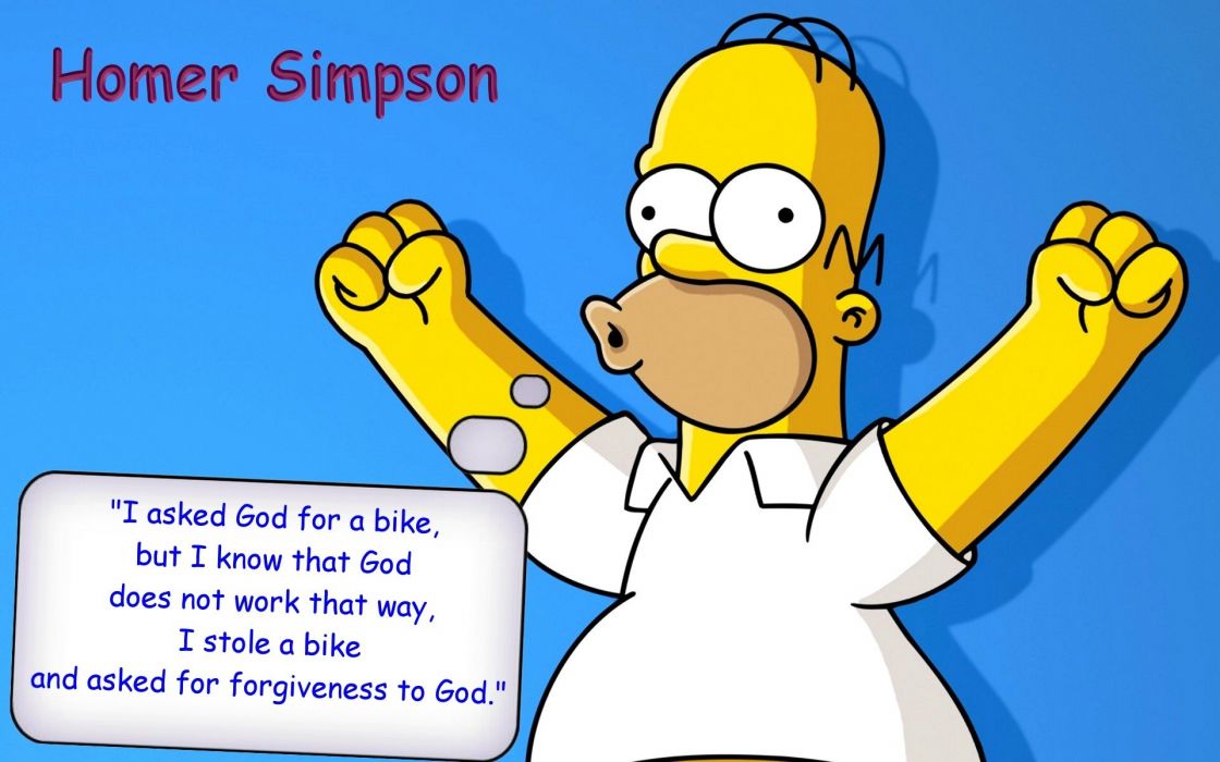 Quotes Homer Simpson The Simpsons Wallpaper 1920×1200 - Homer Simpson Family Quotes , HD Wallpaper & Backgrounds