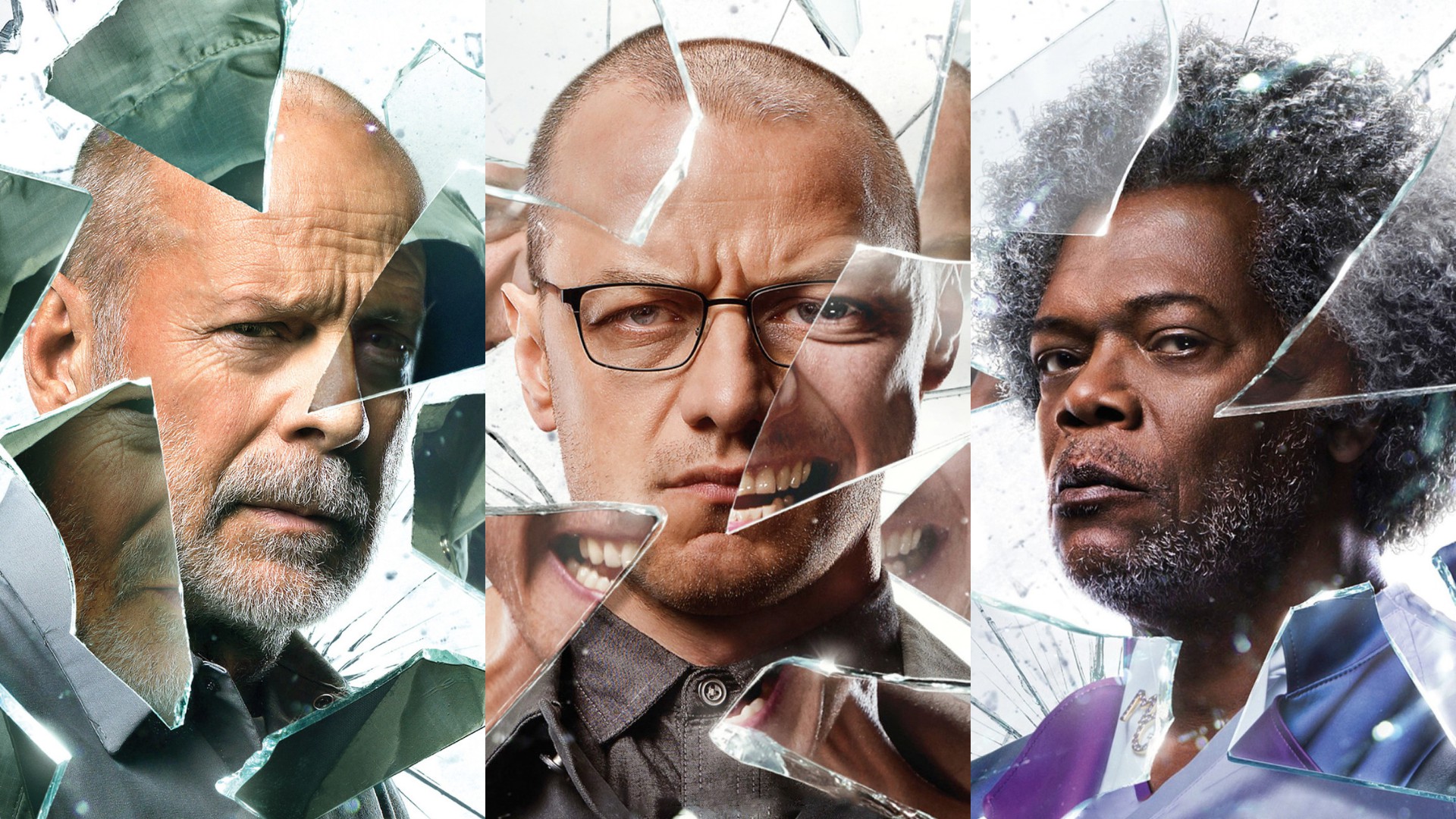 Wallpaper Of Bruce Willis, Glass, James Mcavoy, Samuel - Glass M Night Shyamalan Poster , HD Wallpaper & Backgrounds