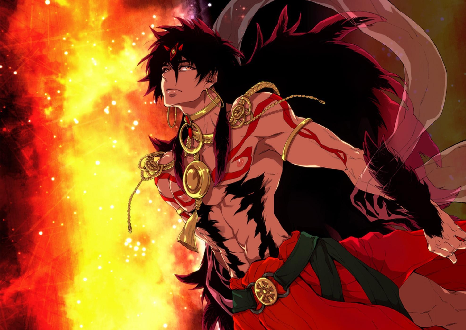 Burn And Flame, Sinbad The King Of Sindria In Full - Focalor Magi Sinbad Djinn Equip , HD Wallpaper & Backgrounds