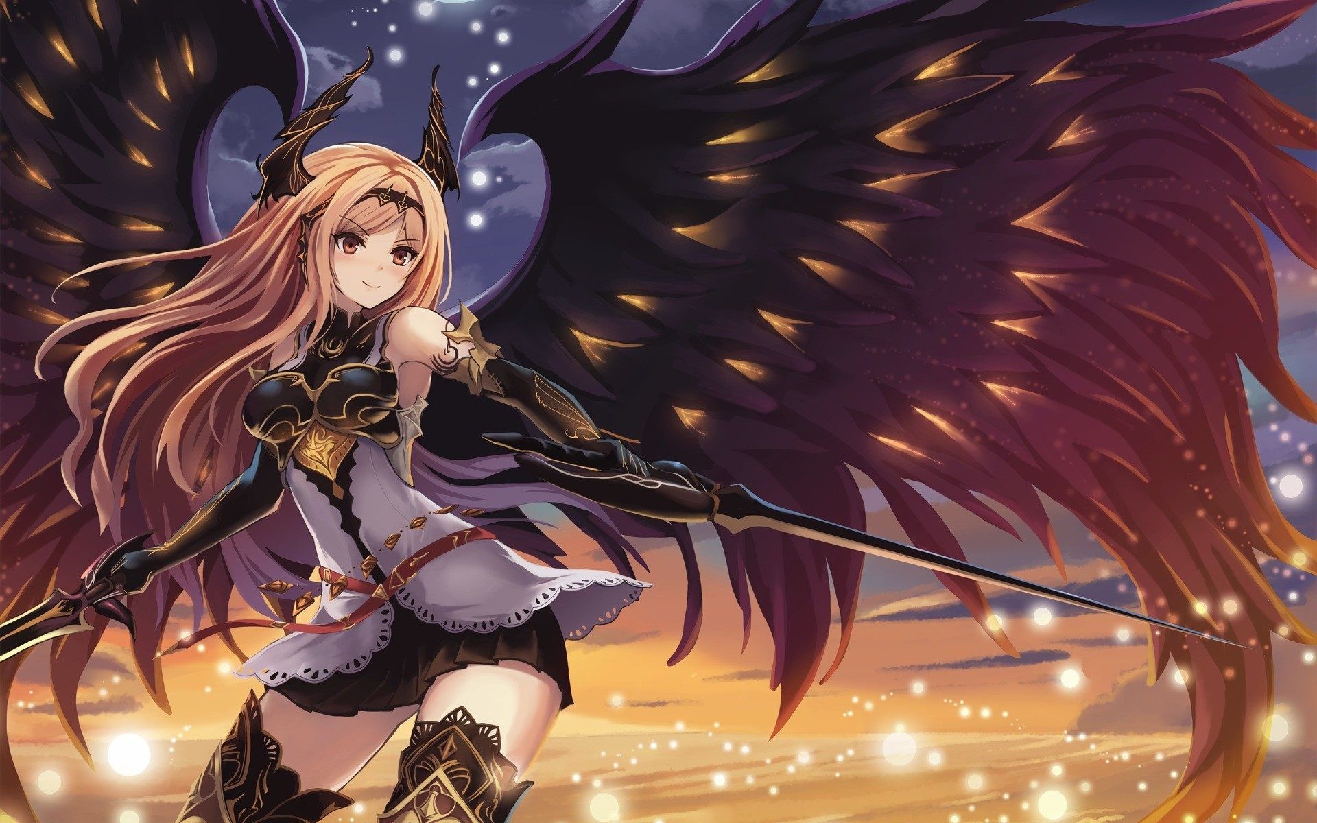 12++ Anime Fallen Angel Girl Wallpaper - Orochi Wallpaper