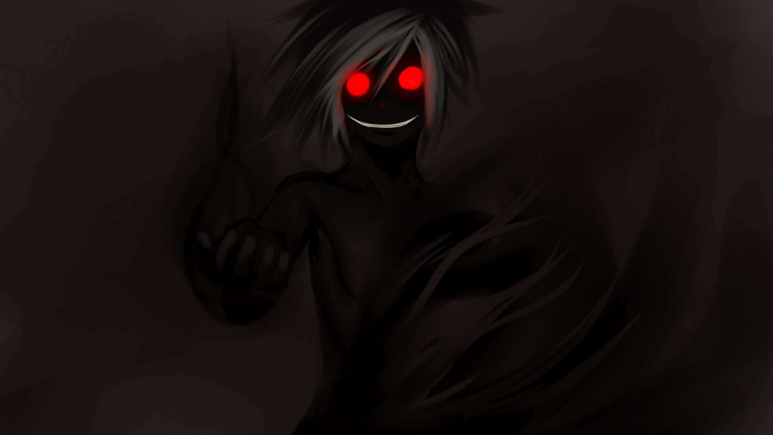 Demon Dark Red Eyes Anime Boys 4k Wallpaper Anime Eyes In