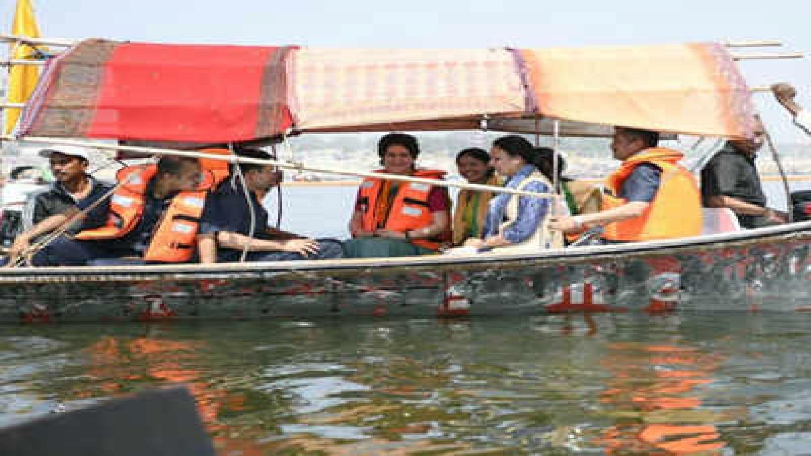 2019 Ls Polls - Boat Ride In Varanasi , HD Wallpaper & Backgrounds