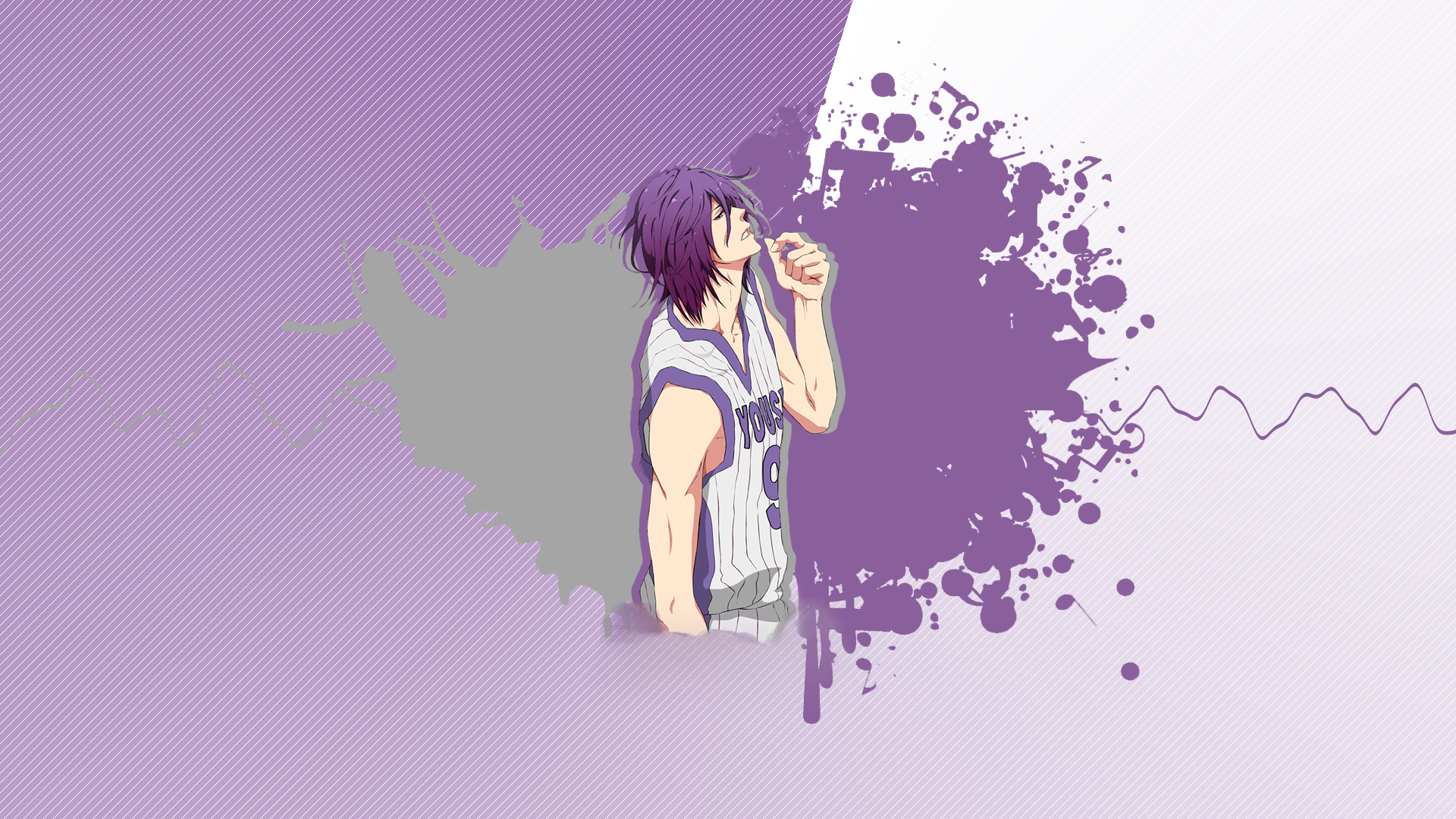 Murasakibara Wallpaper/kuroko No Basket - Iphone X Anime Wallpaper Hd , HD Wallpaper & Backgrounds