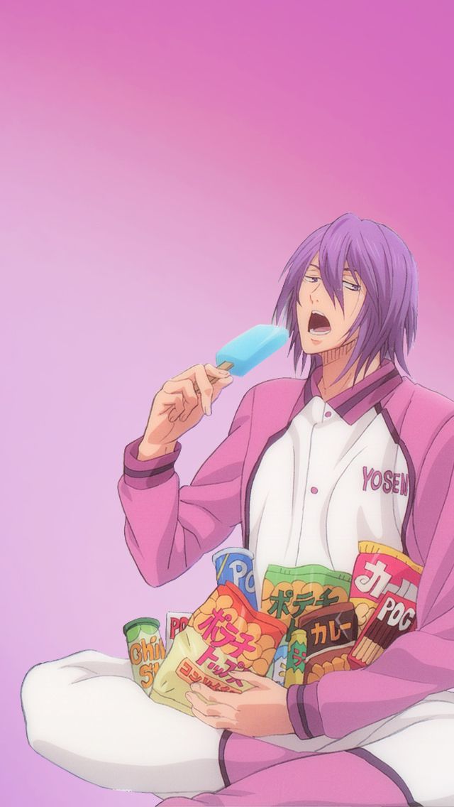 Murasakibara Astushi Wallpaper Knb - Kuroko No Basket Wallpaper Murasakibara , HD Wallpaper & Backgrounds