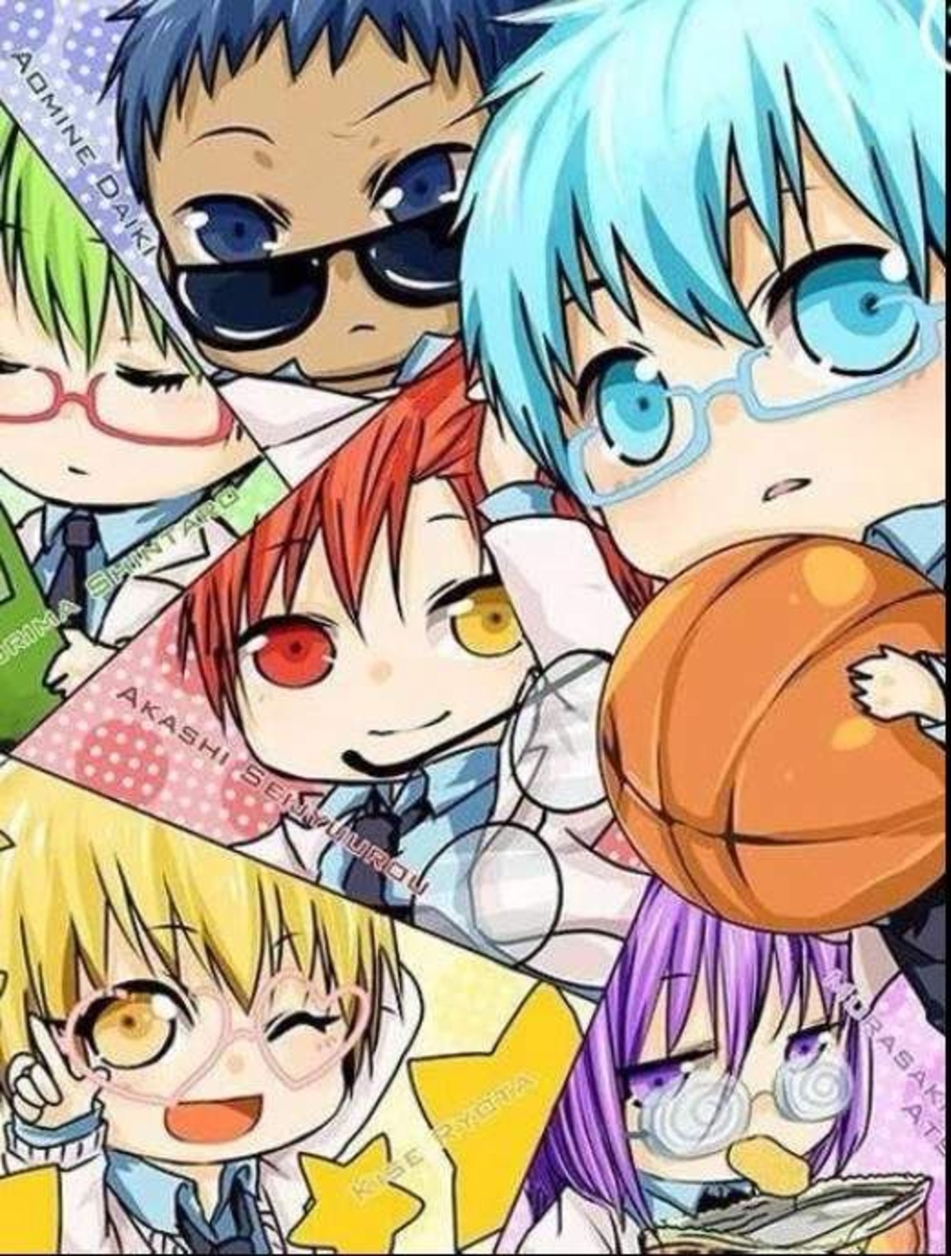 Hd Resolutions 1280 X 720 1366 X 768 - Kuroko No Basket Chibi , HD Wallpaper & Backgrounds