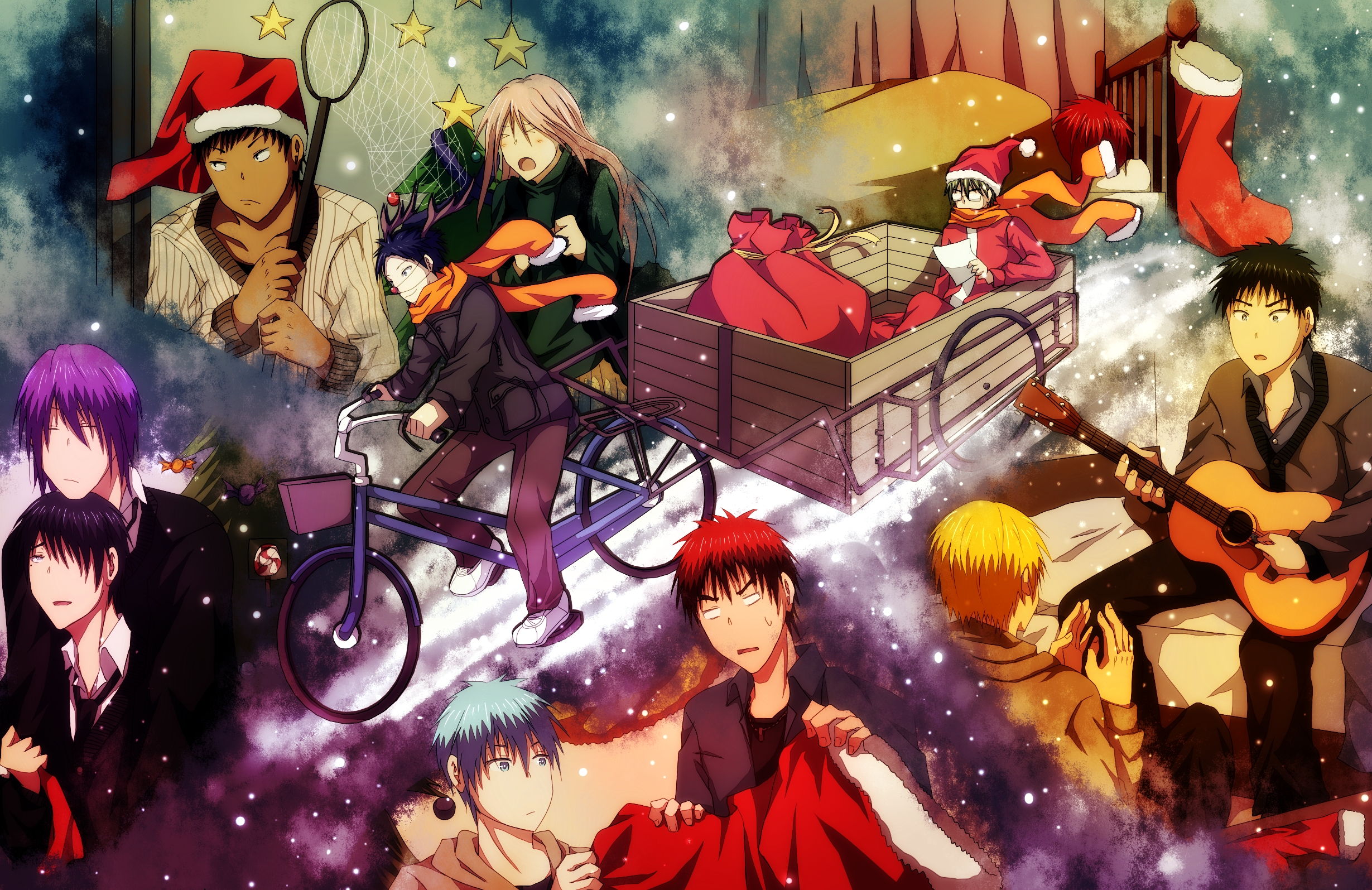 Taiga Kagami, Christmas Day, Manga, Christmas, Wong - Kuroko No Basket Christmas , HD Wallpaper & Backgrounds