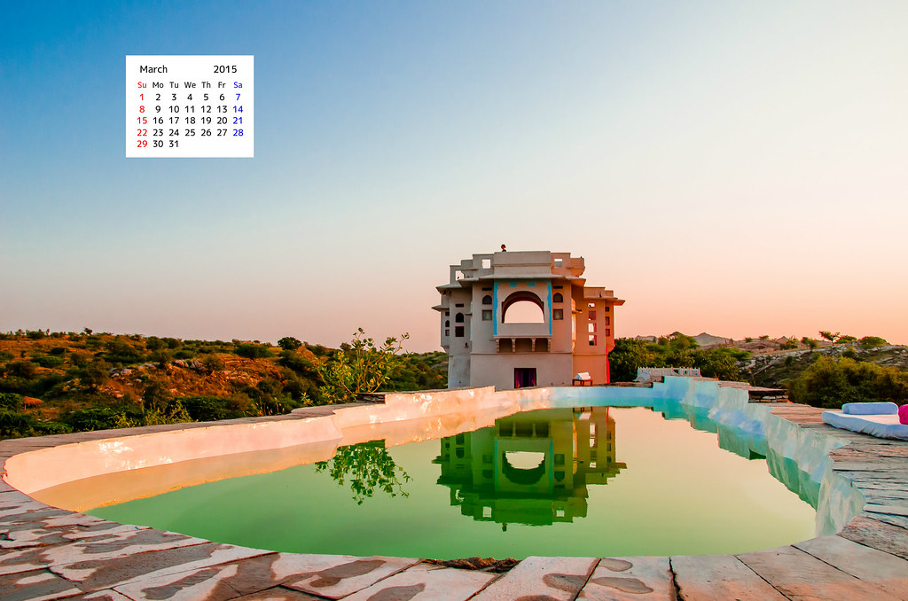 Lakshman Sagar Luxury Hotel Rajasthan - Reflecting Pool , HD Wallpaper & Backgrounds