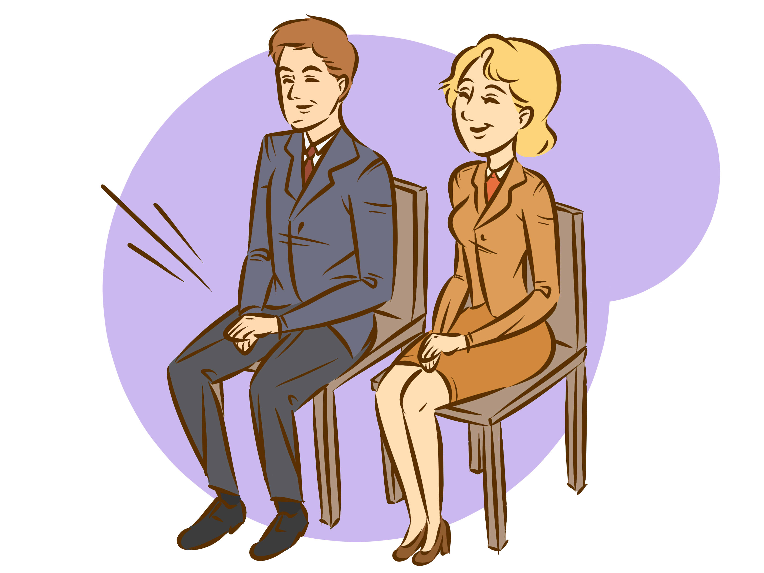 How To Face An Interview - Sit Properly During Interview , HD Wallpaper & Backgrounds