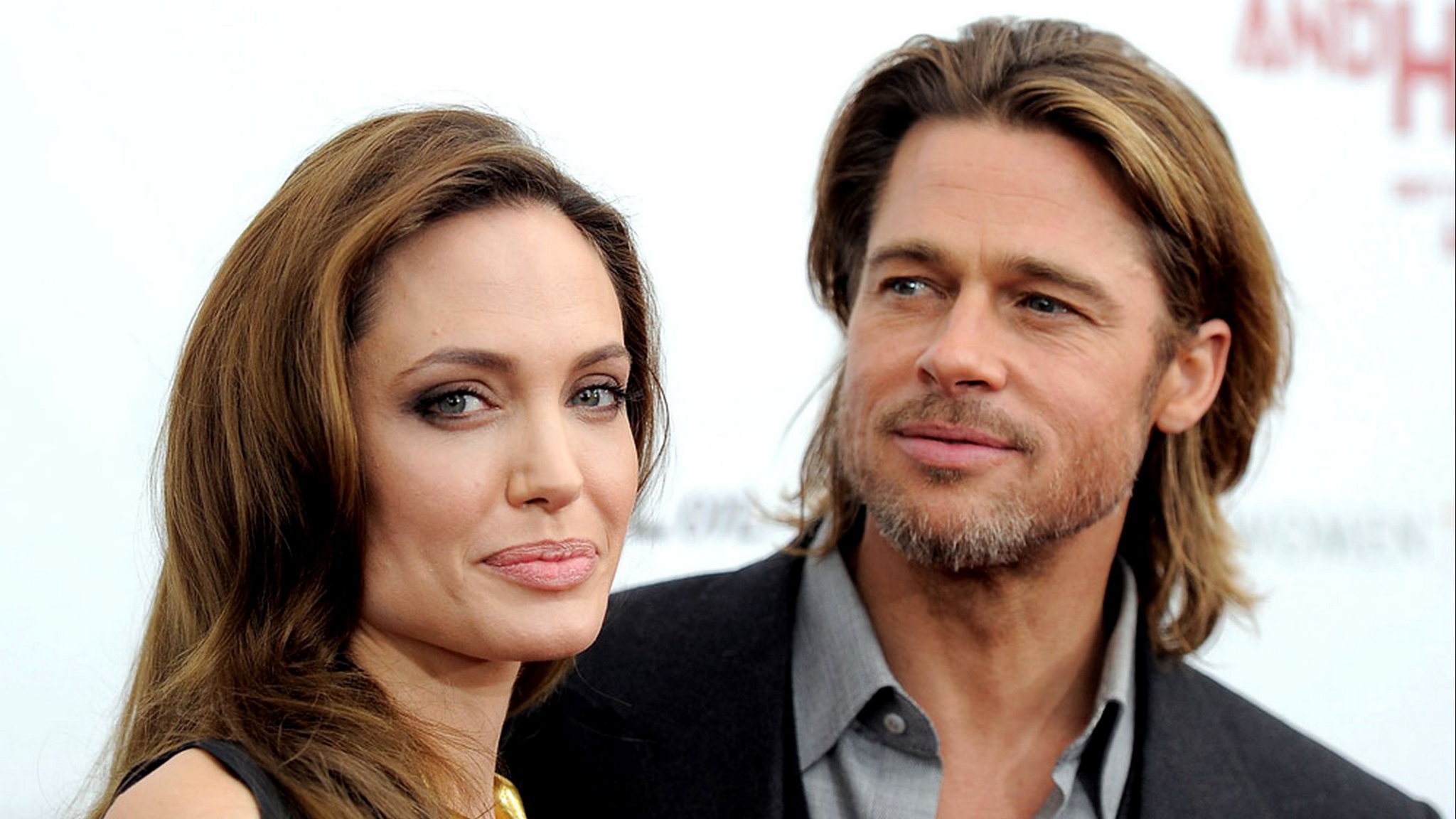 Wallpaper Brad Pitt, Angelina Jolie, Couple, Interview, - Brad Pitt And Angelina Jolie , HD Wallpaper & Backgrounds