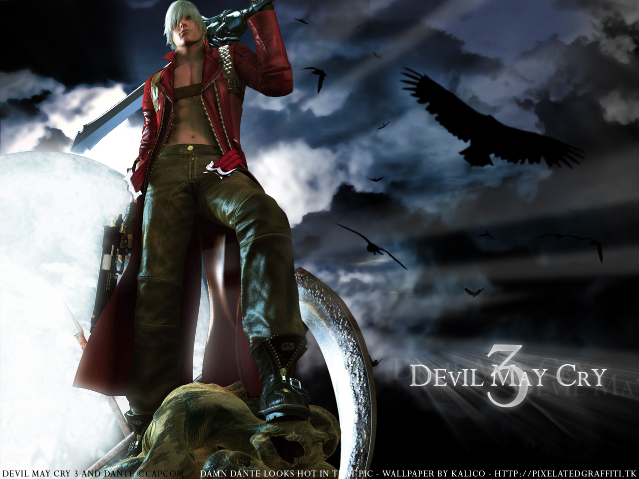 Capcom, Devil May Cry, Dante Wallpaper - Devil May Cry 3 , HD Wallpaper & Backgrounds