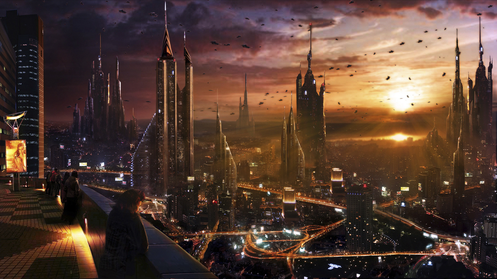 Star Wars Coruscant , HD Wallpaper & Backgrounds