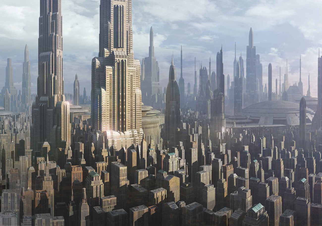 Coruscant-wallpaper 390580 - Star Wars Coruscant City , HD Wallpaper & Backgrounds