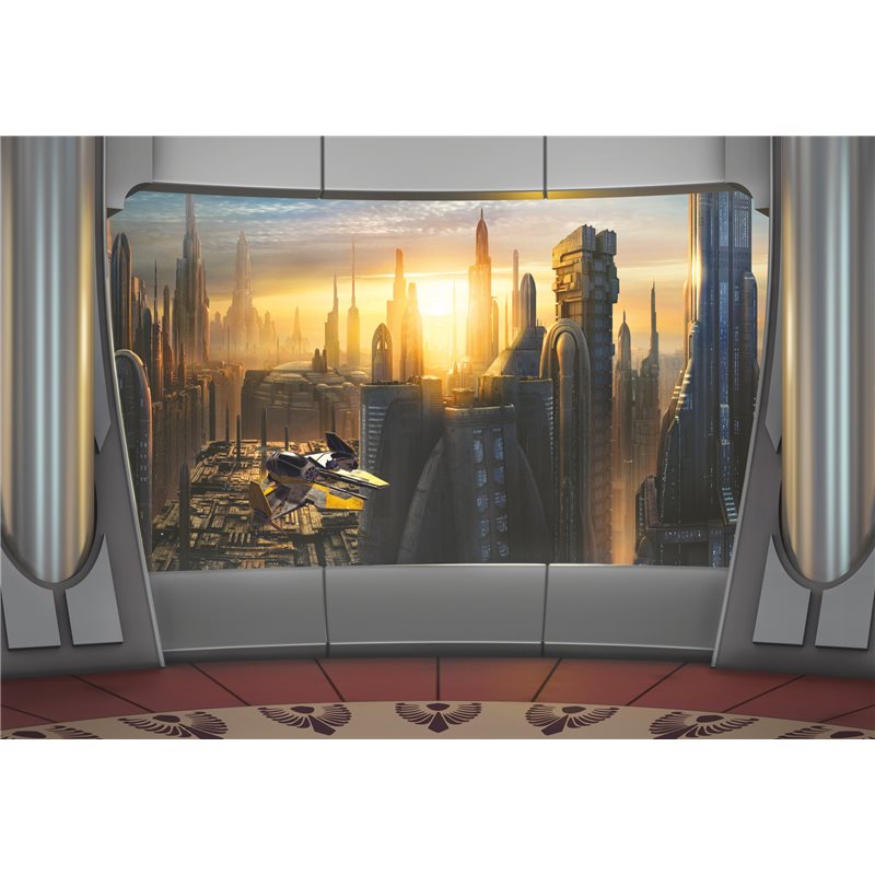 Poster Fotomurale The Original Star Wars Wallpaper - Fototapete Star Wars Coruscant View , HD Wallpaper & Backgrounds