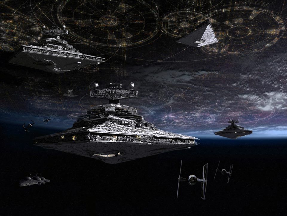 Exactly How It's Suppose To Look For Coruscant - Star Wars Star Destroyer Background , HD Wallpaper & Backgrounds