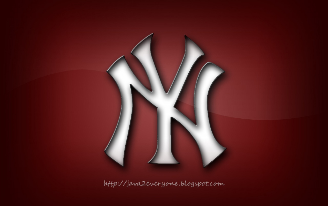 Original New York Yankees Wallpaper Wallpapers - Ny Yankees Wallpaper Black , HD Wallpaper & Backgrounds