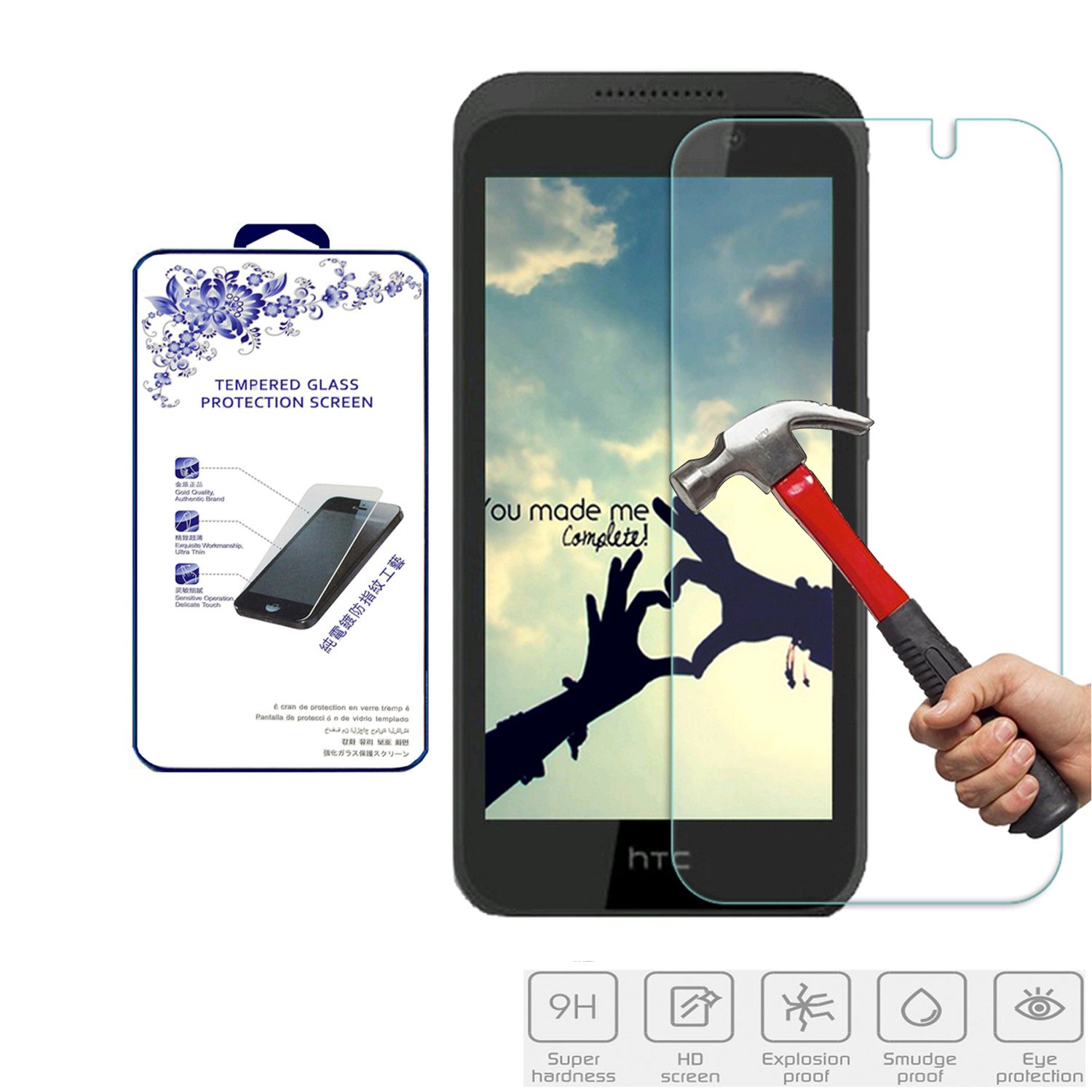 For Htc Desire 820 Tempered Glass, Nacodex Hd Premium - Xiaomi 2x , HD Wallpaper & Backgrounds
