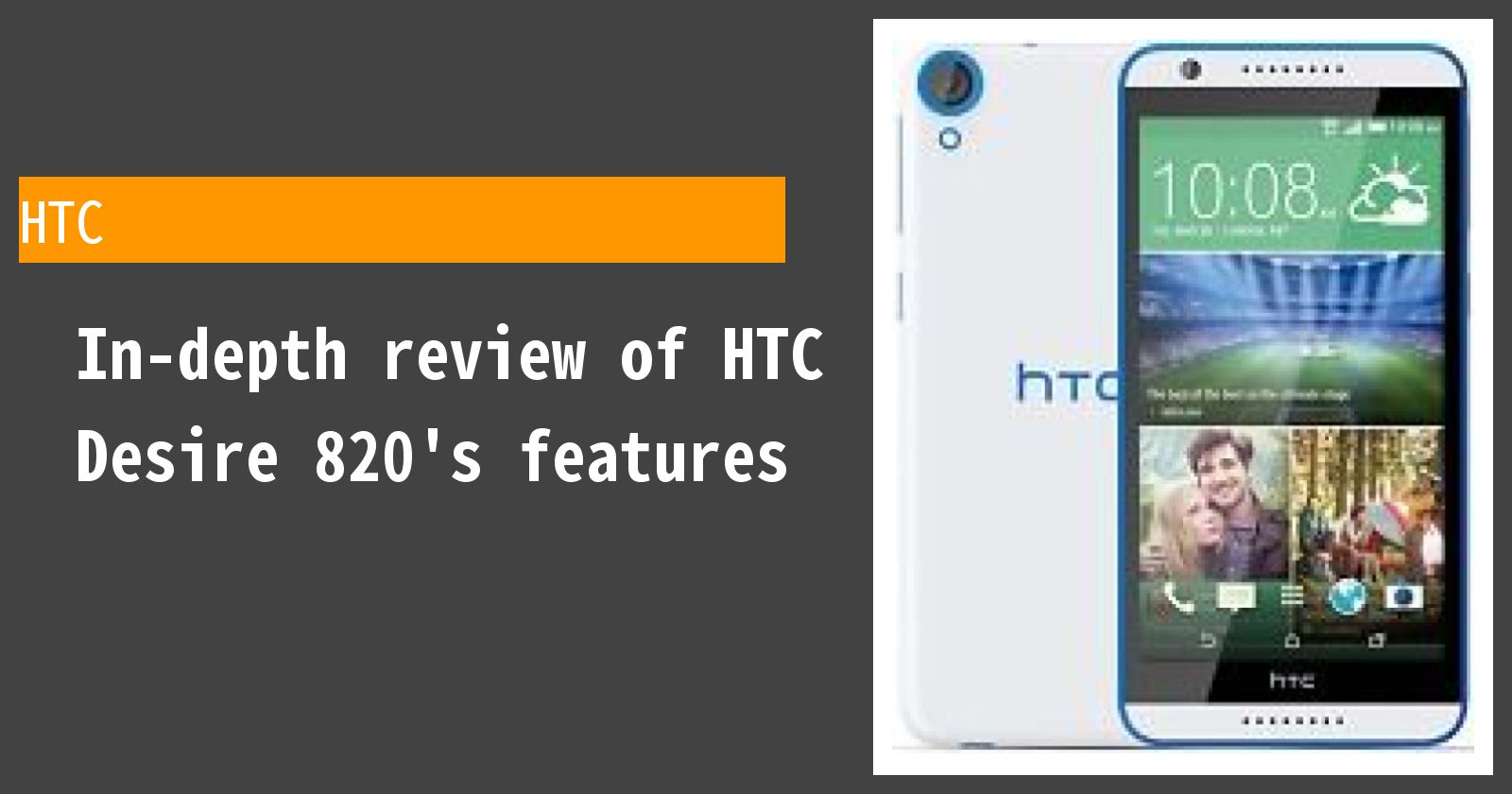 In-depth Review Of Htc Desire 820's Features - Htc Desire820 , HD Wallpaper & Backgrounds