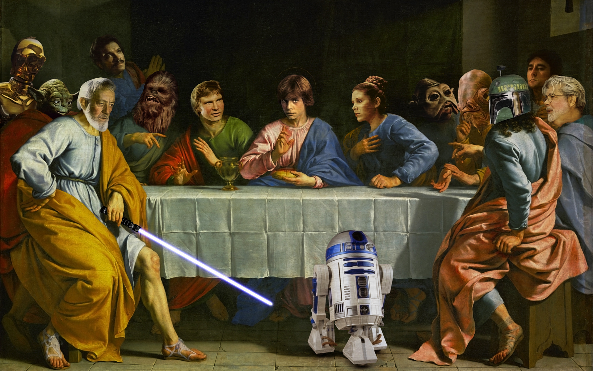 Last Supper Wallpaper » Picserio - Star Wars Last Supper , HD Wallpaper & Backgrounds