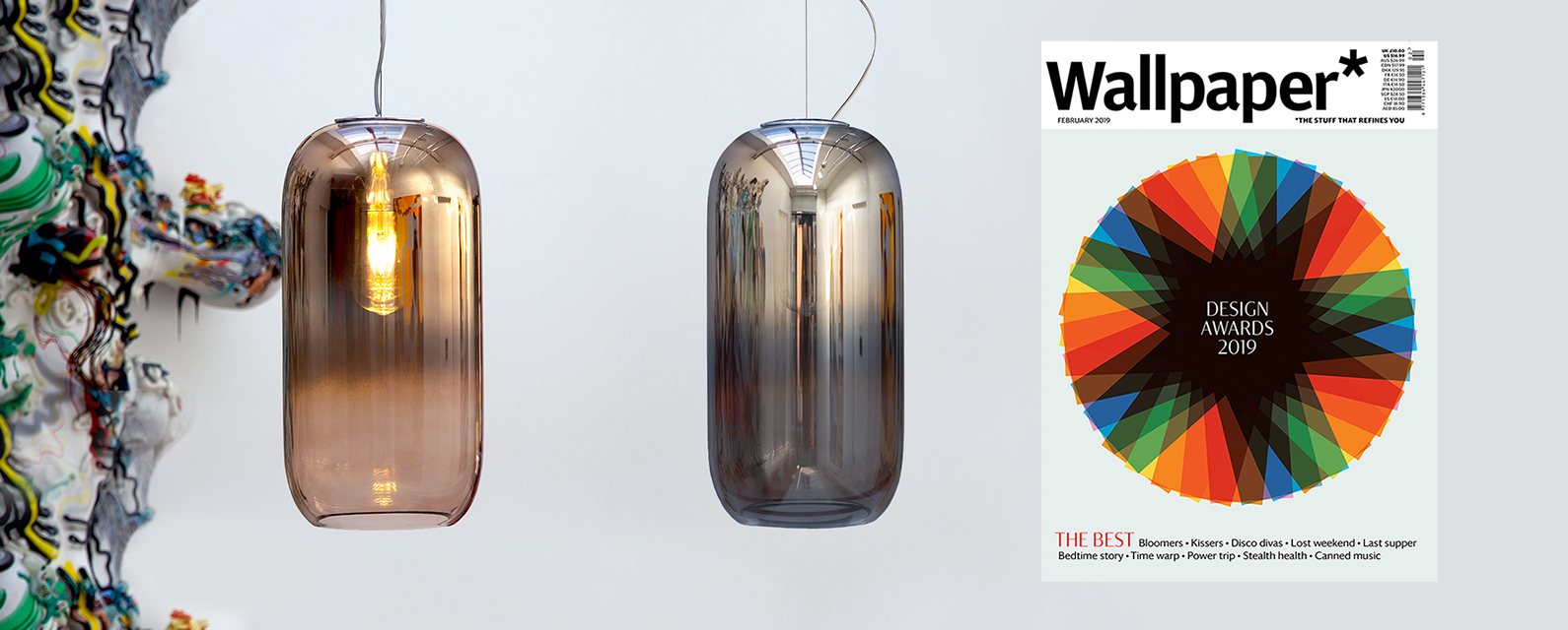 Gople Lamp Honored With Wallpaper* Design Award - Artemide And Big Gople Lamp , HD Wallpaper & Backgrounds