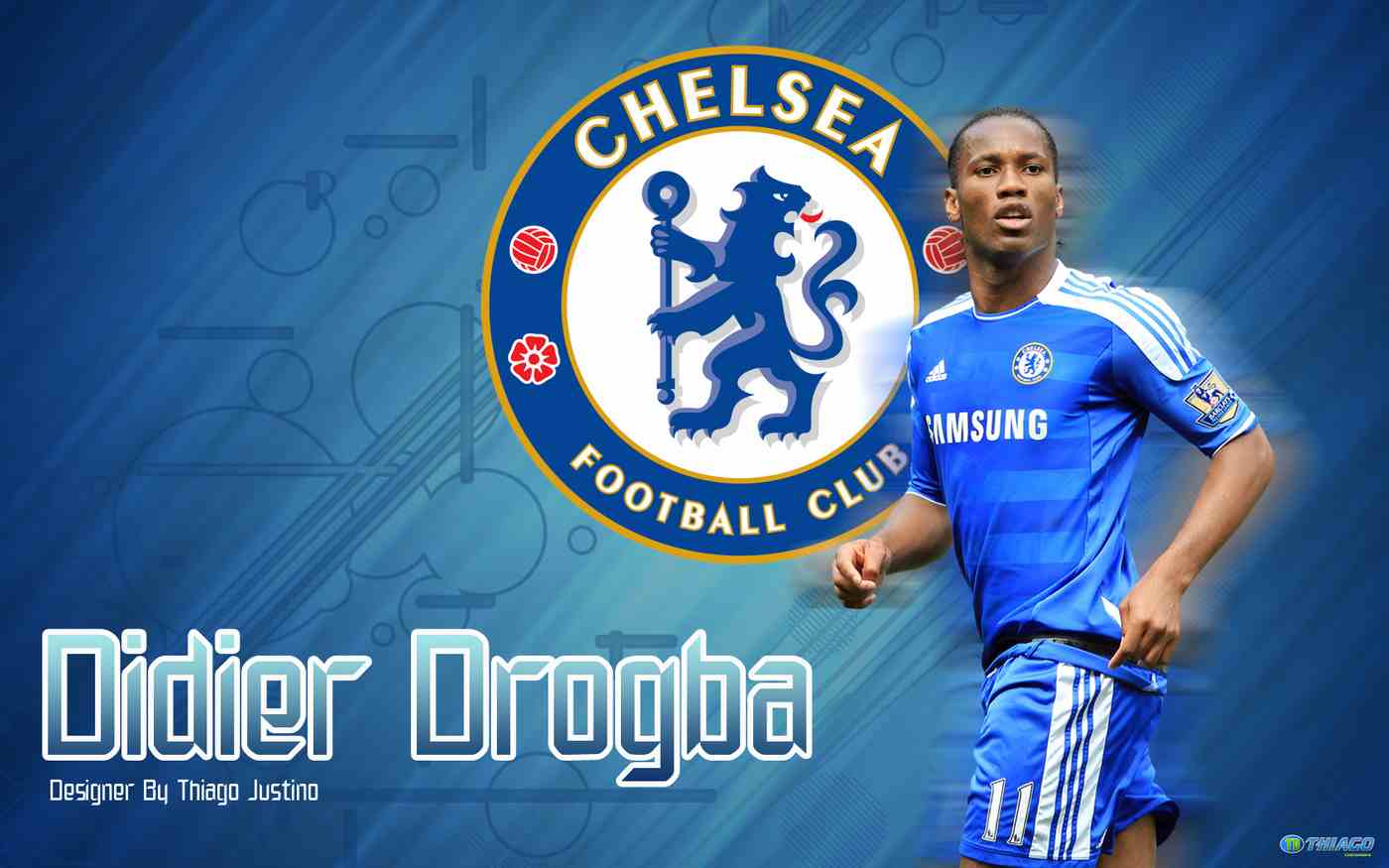 Didier Drogba Hd Wallpaper - Chelsea Pulisic , HD Wallpaper & Backgrounds