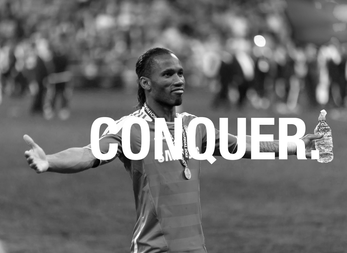 I Made A Quick Drogba Wallpaper In The Style Of The - Didier Drogba , HD Wallpaper & Backgrounds