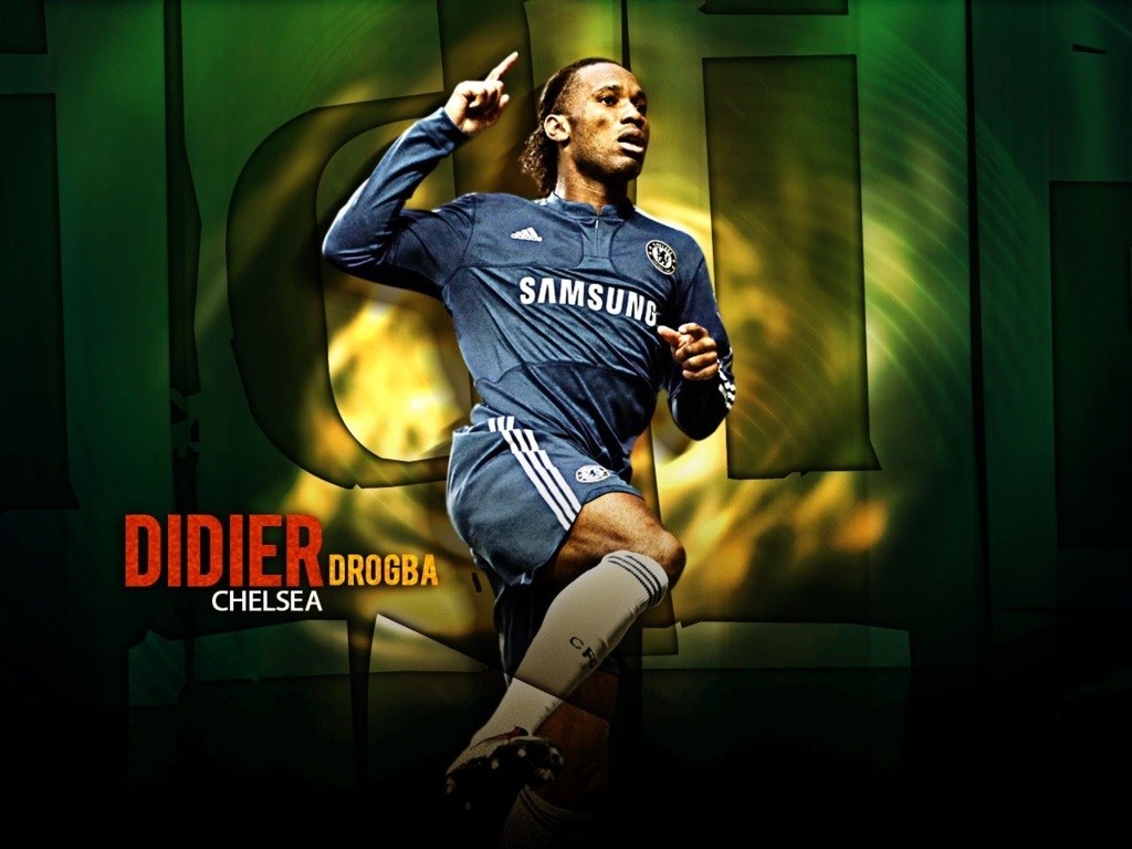 Didier Drogba Soccer Wallpaper - Art Didier Drogba , HD Wallpaper & Backgrounds