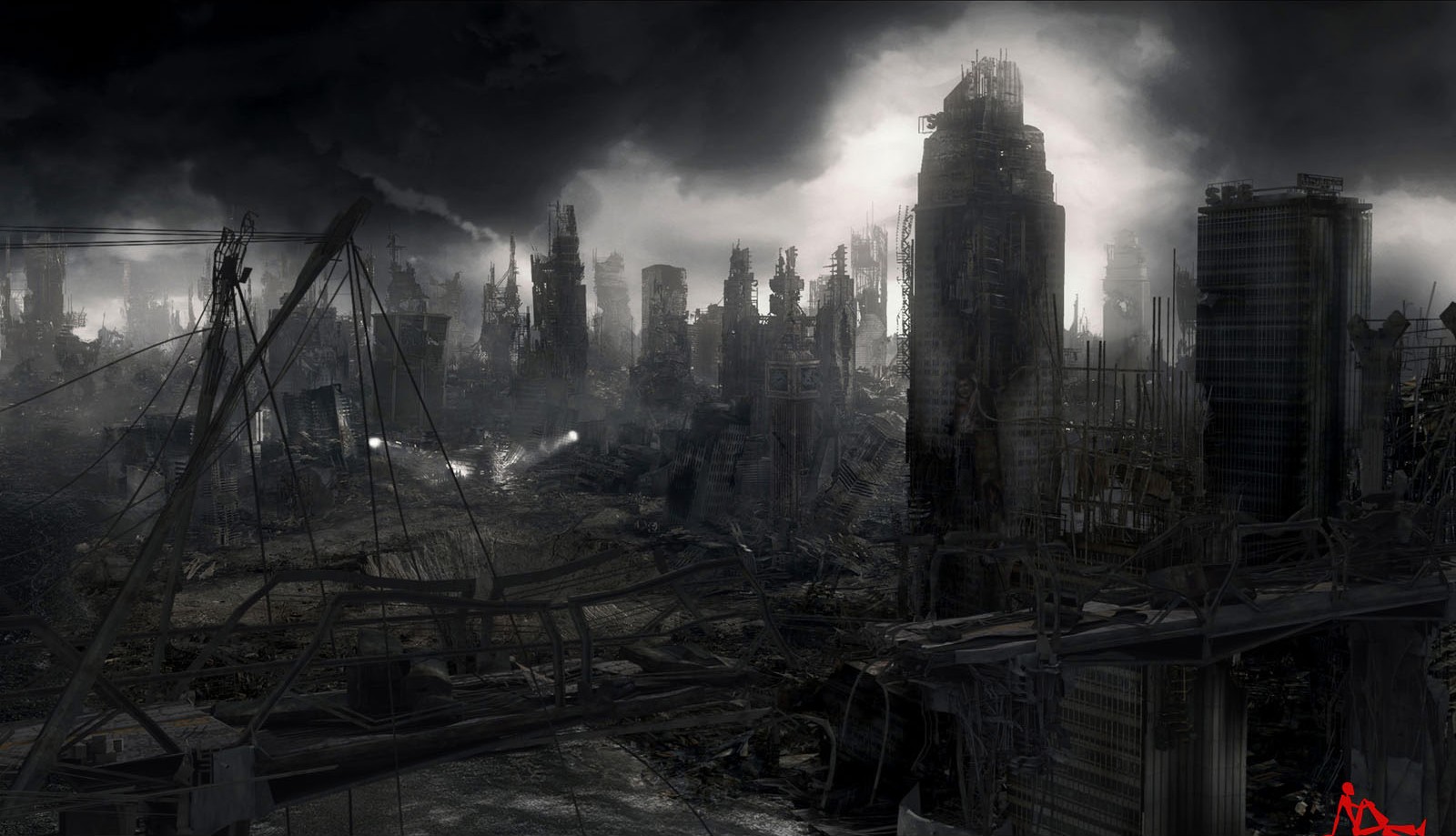 Apocalyptic Wallpaper - Post Apocalyptic City , HD Wallpaper & Backgrounds