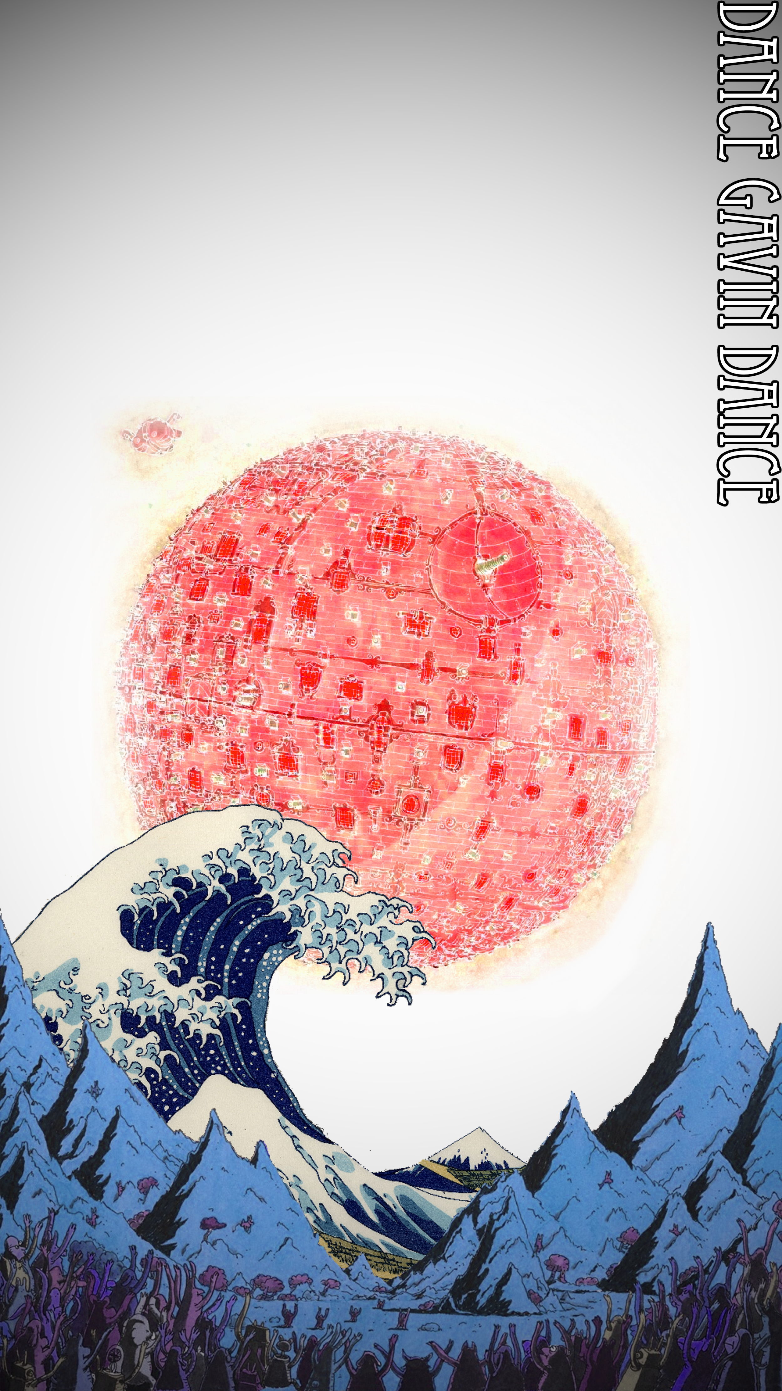 I Tried Making Wallpaper Of The Japan Tour Poster - Dance Gavin Dance Japan Tour , HD Wallpaper & Backgrounds