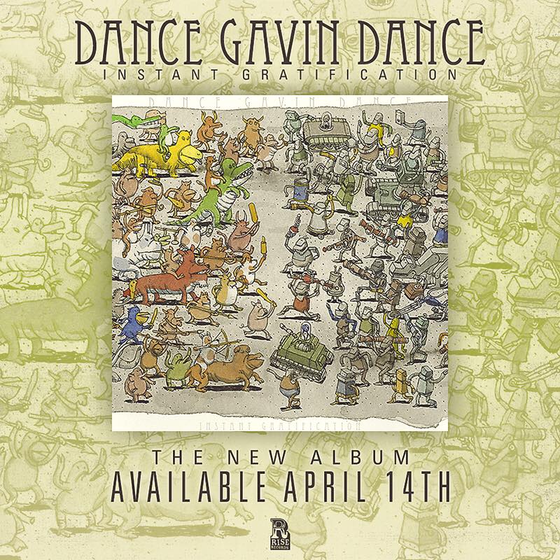 Dance Gavin Dance - Dance Gavin Dance Instant Gratification Album Art , HD Wallpaper & Backgrounds