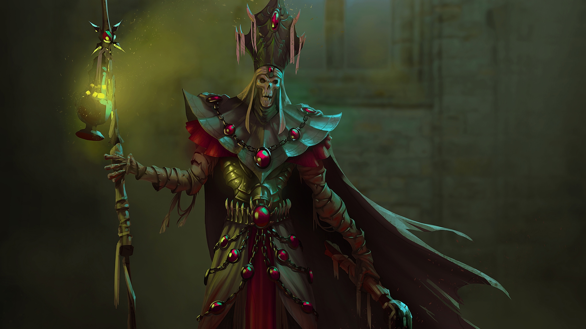 Undead Art Divinity - Divinity Original Sin Lich , HD Wallpaper & Backgrounds