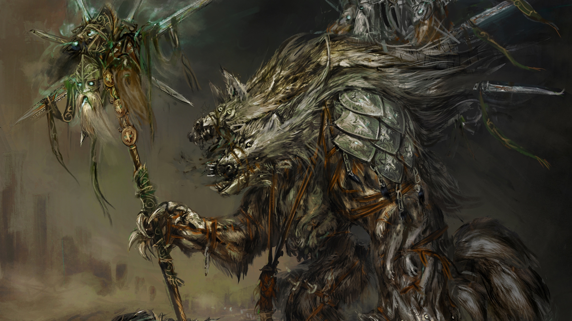 Nightmare Dwarf Divinity - Divinity Original Sin 2 Art , HD Wallpaper & Backgrounds