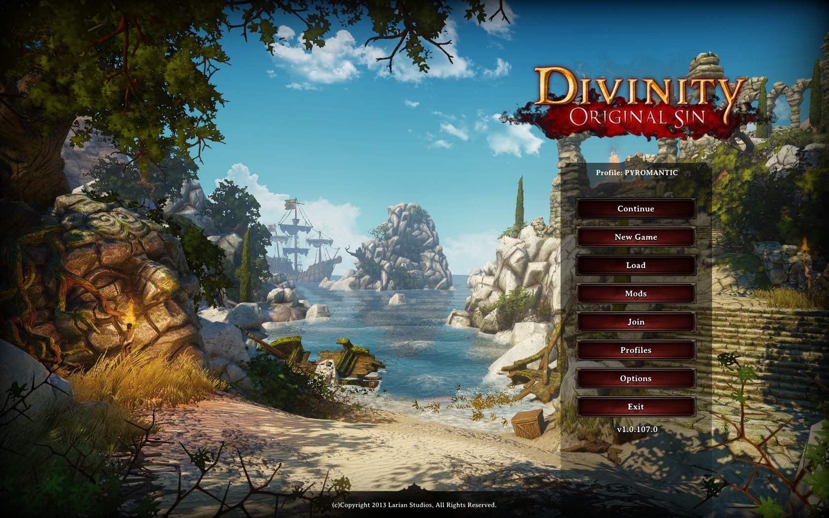 Original Sin - Divinity Original Sin Main Menu , HD Wallpaper & Backgrounds