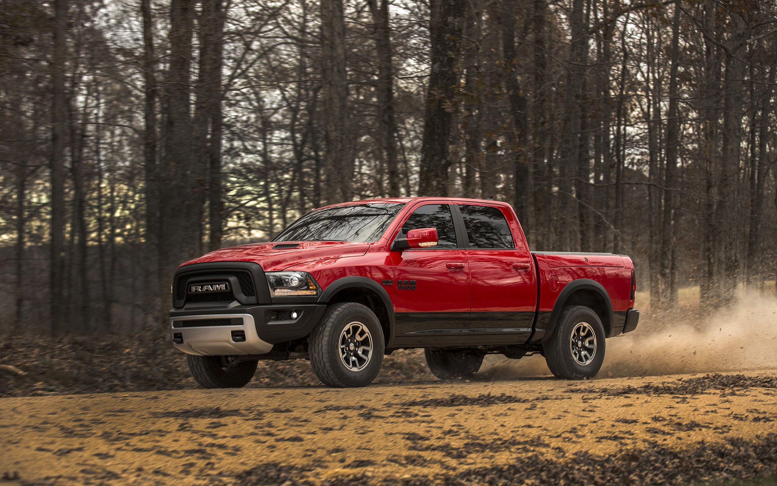 Ford Pickup Truck - 2017 Ram 1500 Rebel Red , HD Wallpaper & Backgrounds