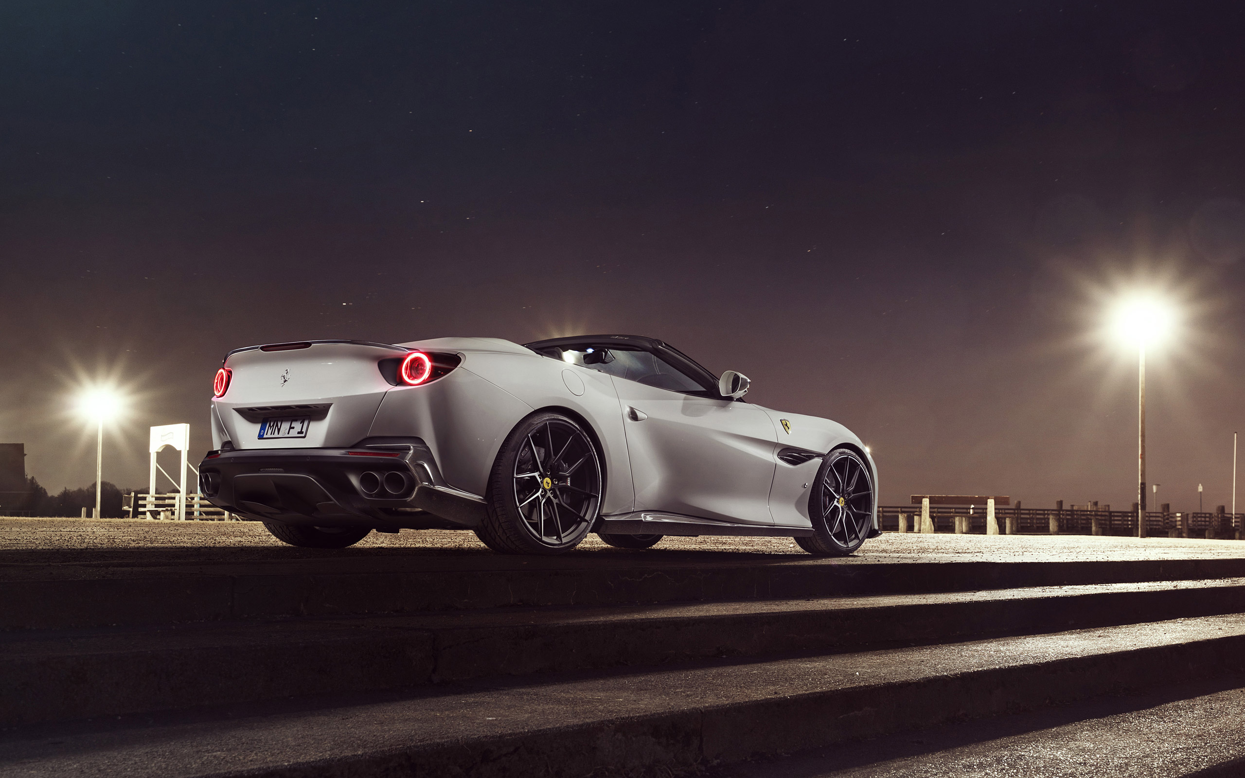 Ferrari Portofino, Novitec Rosso, 2019, Rear View, - Ferrari Portofino , HD Wallpaper & Backgrounds