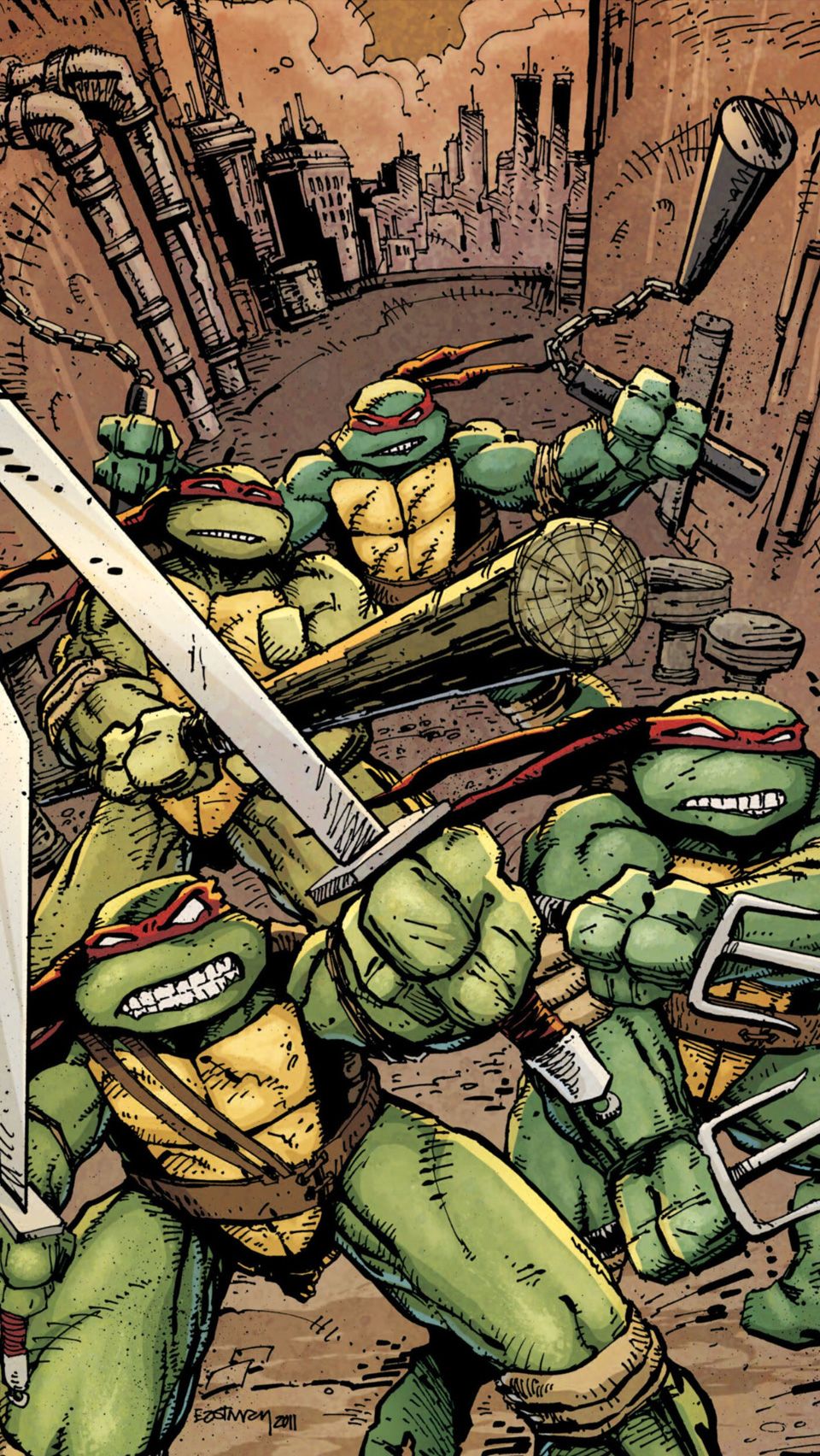 Teenage Mutant Ninja Turtles Raphael X Wallpaper High - Teenage Mutant Ninja Turtles Comic Background , HD Wallpaper & Backgrounds