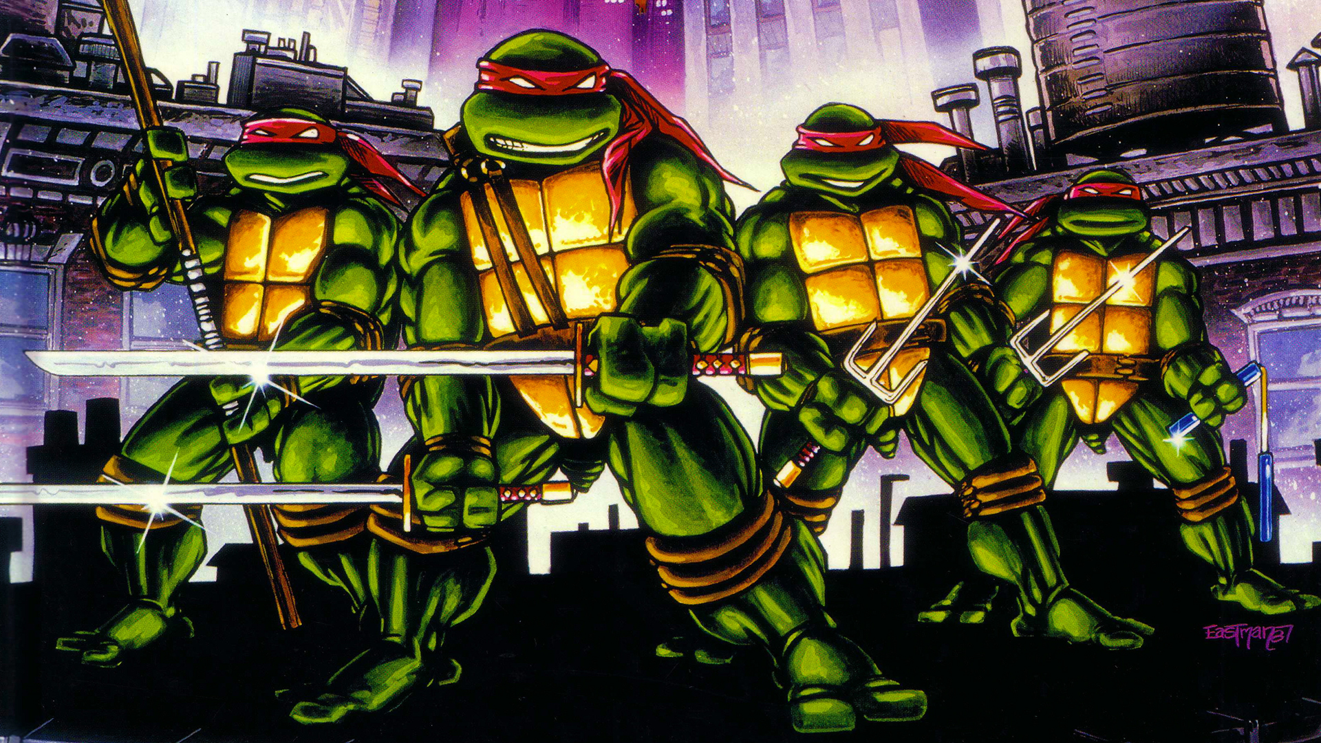 Tmnt Hd Wallpaper - Teenage Mutant Ninja Turtles Comic , HD Wallpaper & Backgrounds