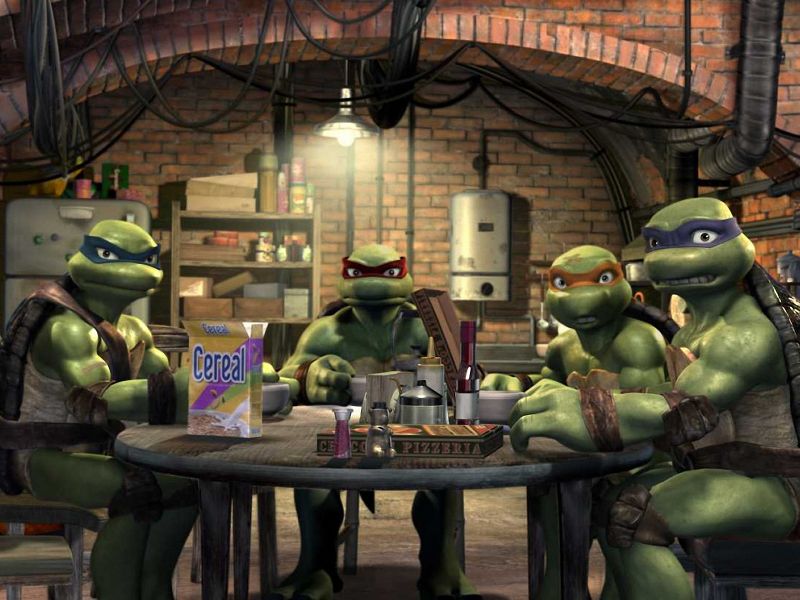 Desayuno Tortugas Ninjas - Farting Turtles , HD Wallpaper & Backgrounds