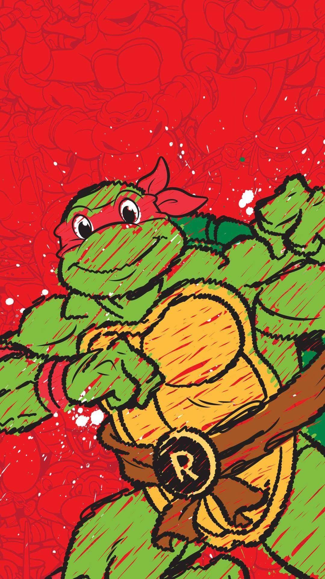 Nada Más Triste Que Una Tortuga Ninja Triste - Teenage Mutant Ninja Turtles Retro Phone , HD Wallpaper & Backgrounds